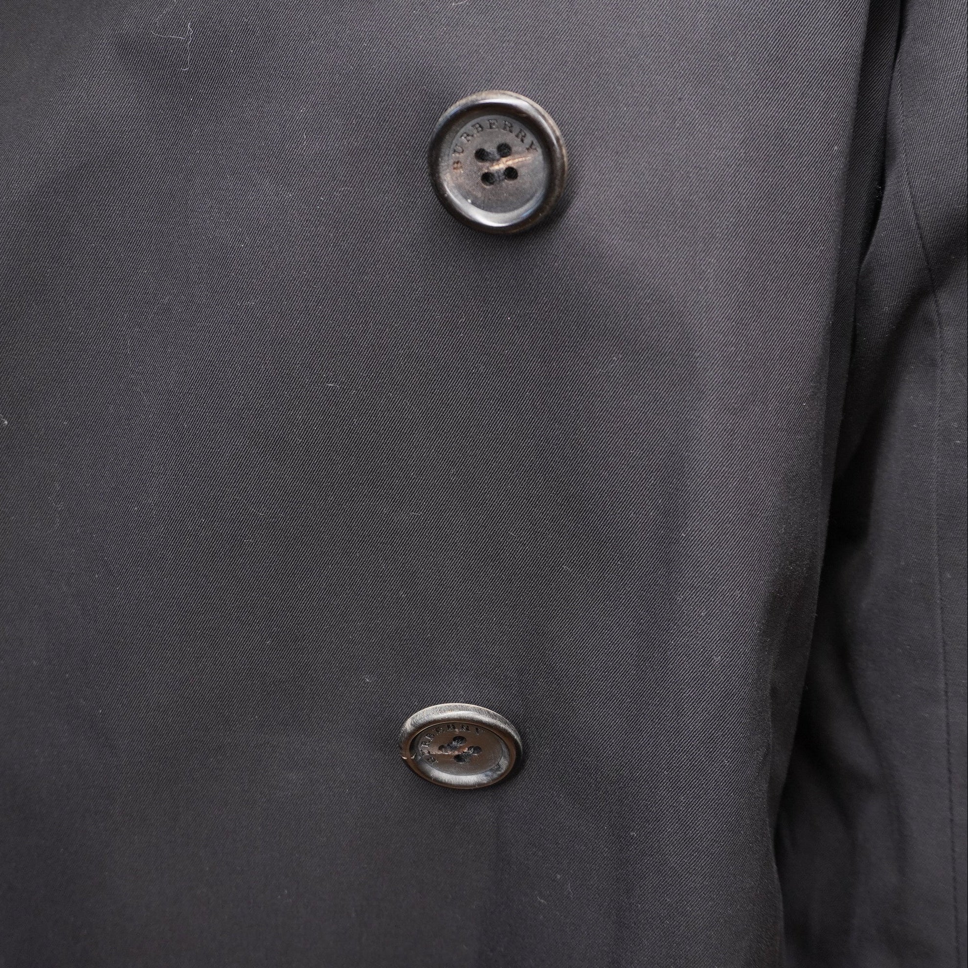 PRE-OWNED Burberry Double-Breasted Trench Coat