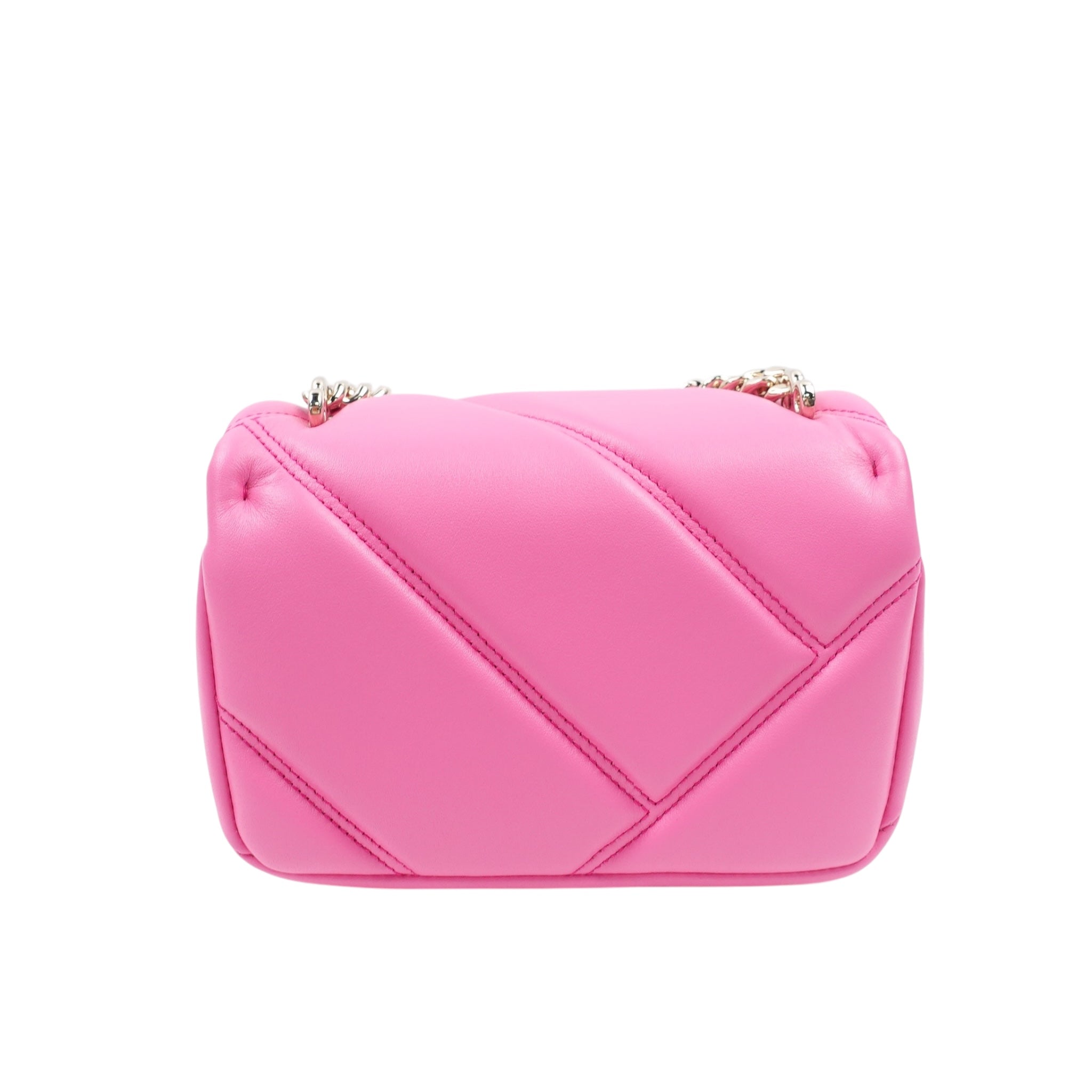 PRE-OWNED Pink Matelasse Mini Serpenti Cabochon Shoulder Bag