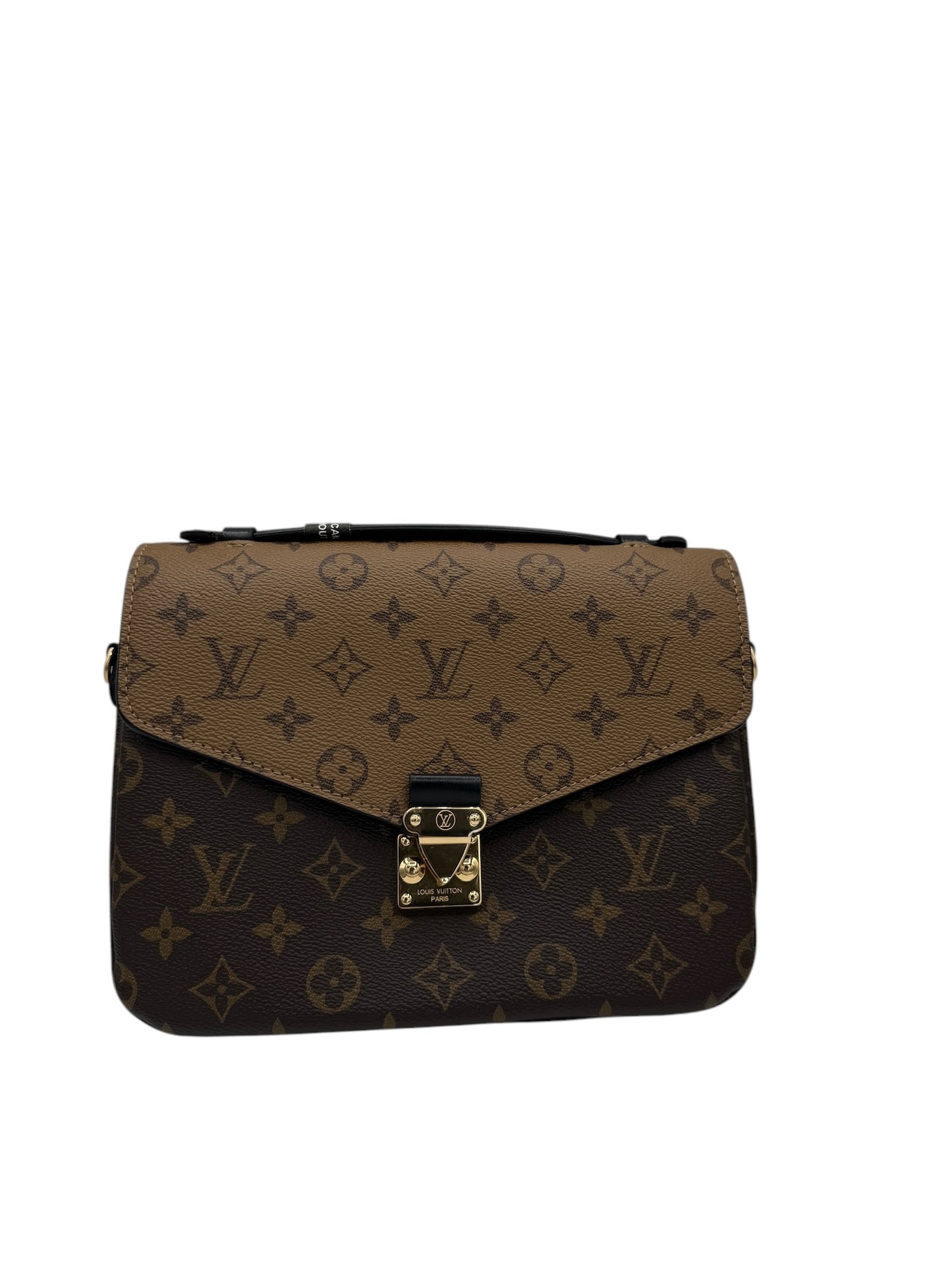 PRE-OWNED LV Pochette Metis Reverse Monogram Canvas Shoulder Bag