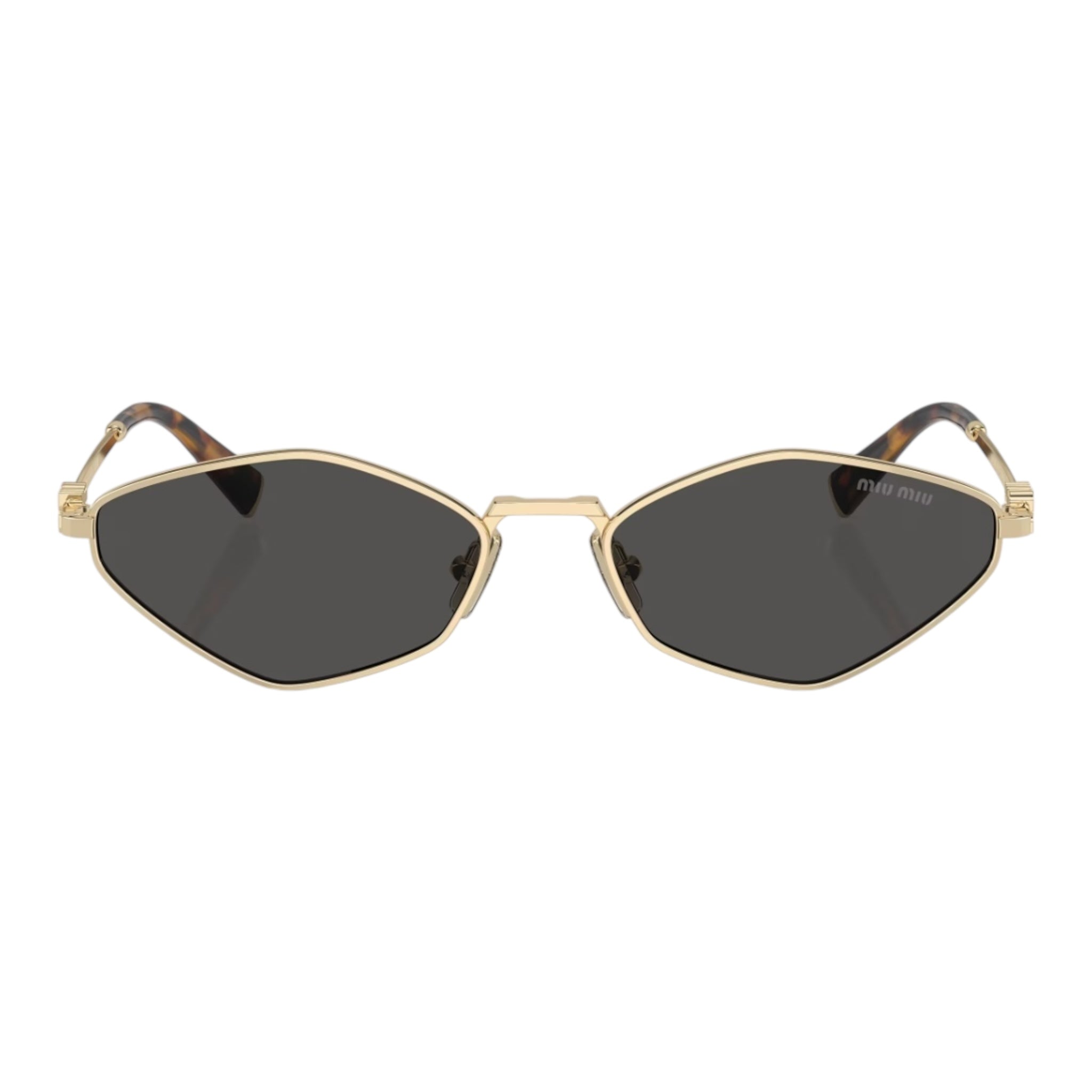 PRE-OWNED Grey Lenses Miu Miu Logo Sunglasses