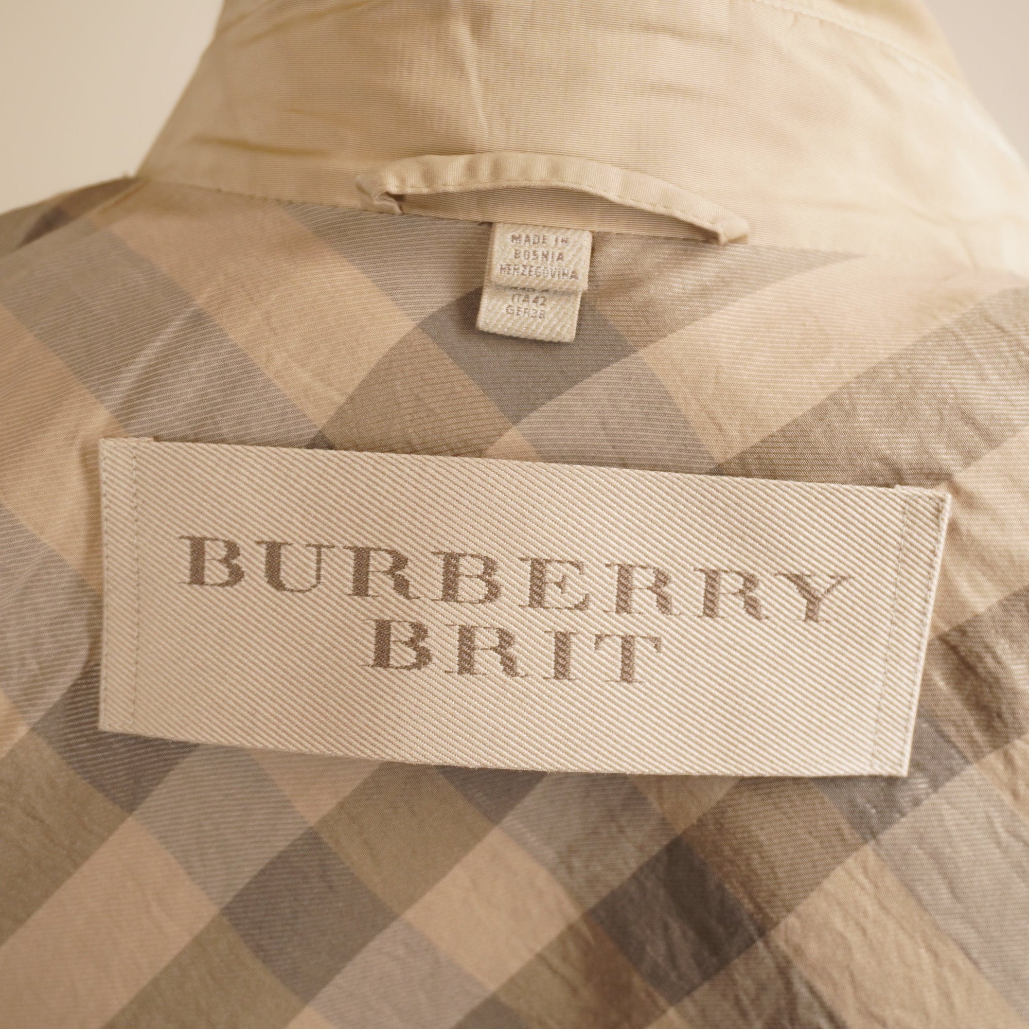 PRE-OWNED - BURBERRY  Mid-Length Trench Women's L