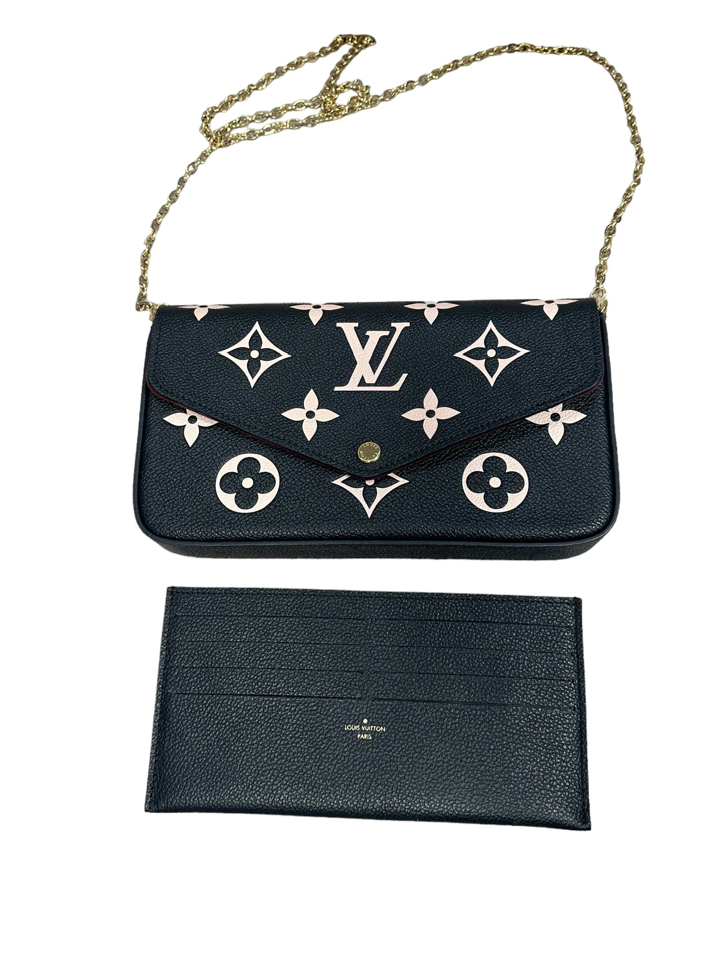 LOUIS VUITTON - Felicie Black Monogram