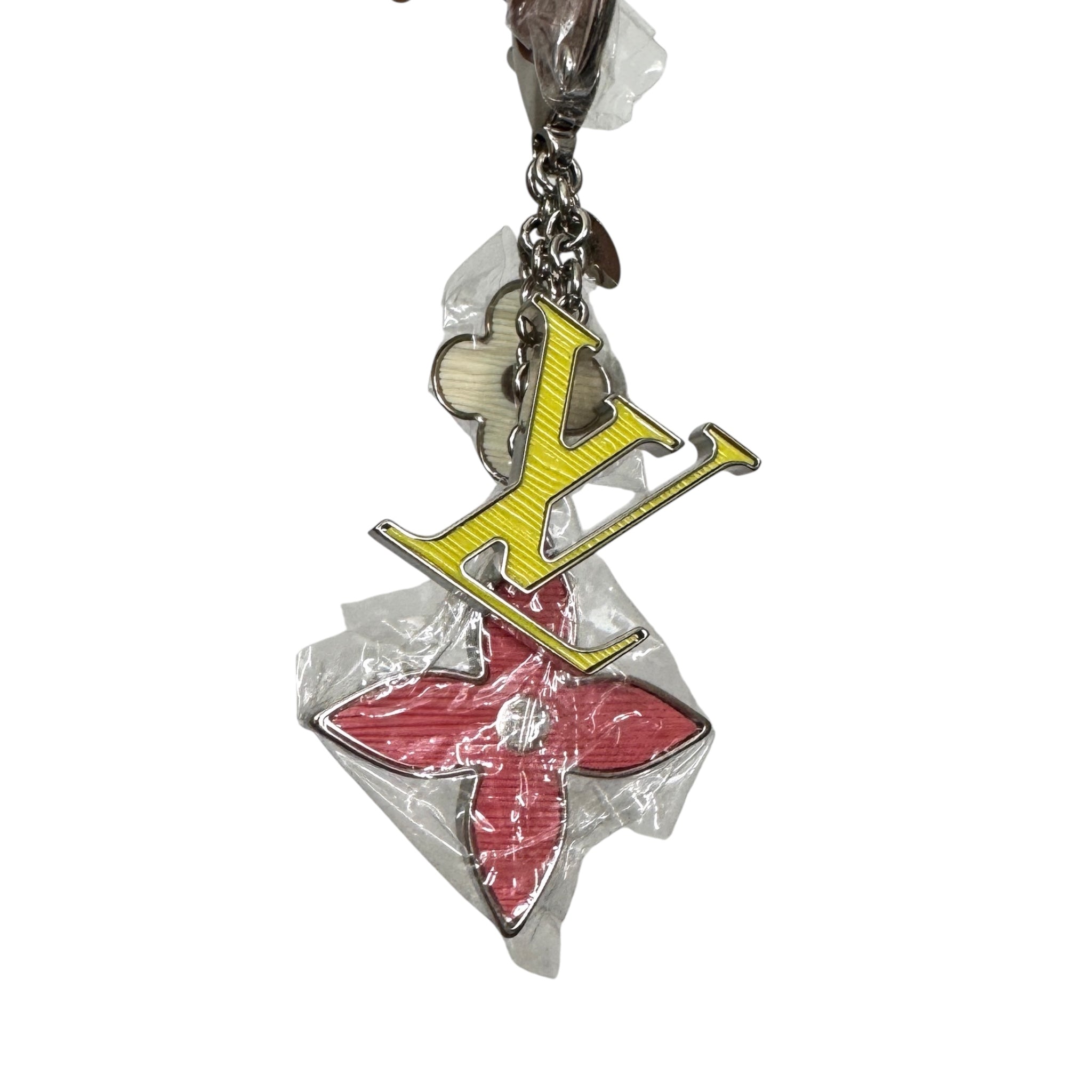 PRE-OWNED LV Multicolor Fleur d'Epi Bag Charm