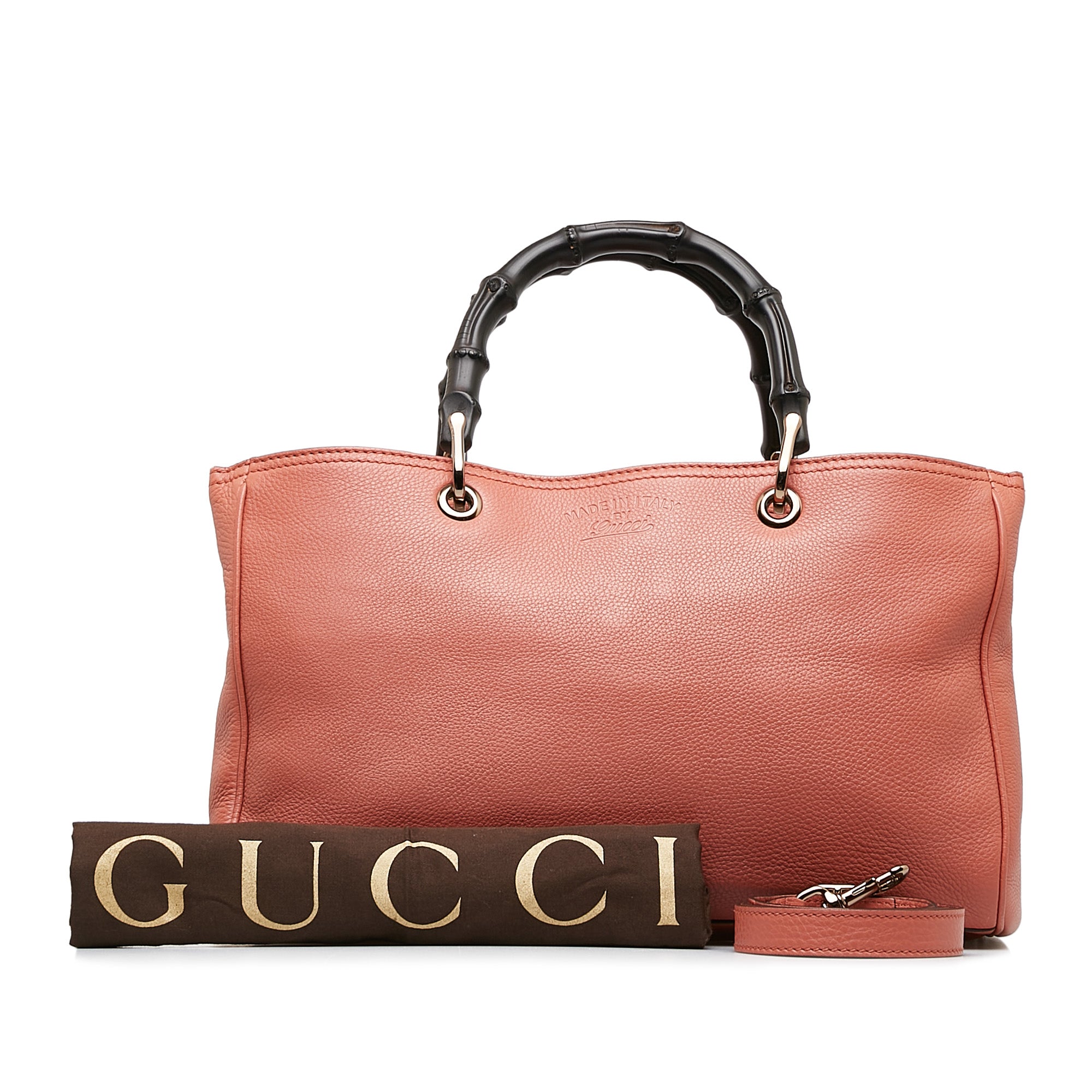 GUCCI - Bolso shopper mediano de bambú