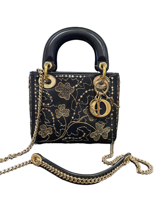 DIOR - Mini Lady Dior Embroidered