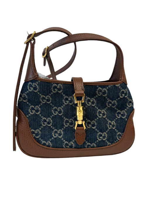 GUCCI- Blue Denim Mini Jackie 1961