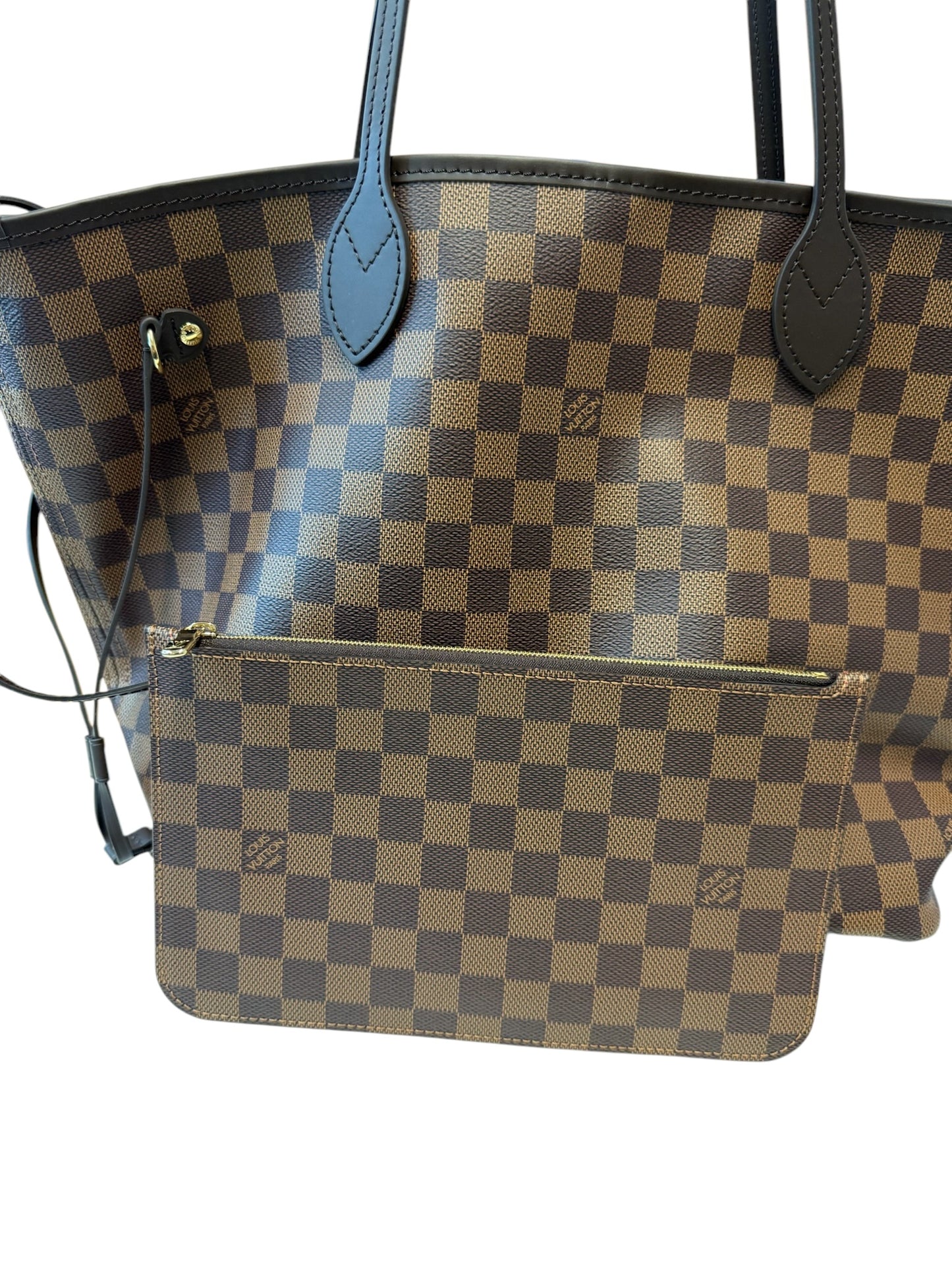 PRE-OWNED LV Damier Ebene Canvas Neverfull MM