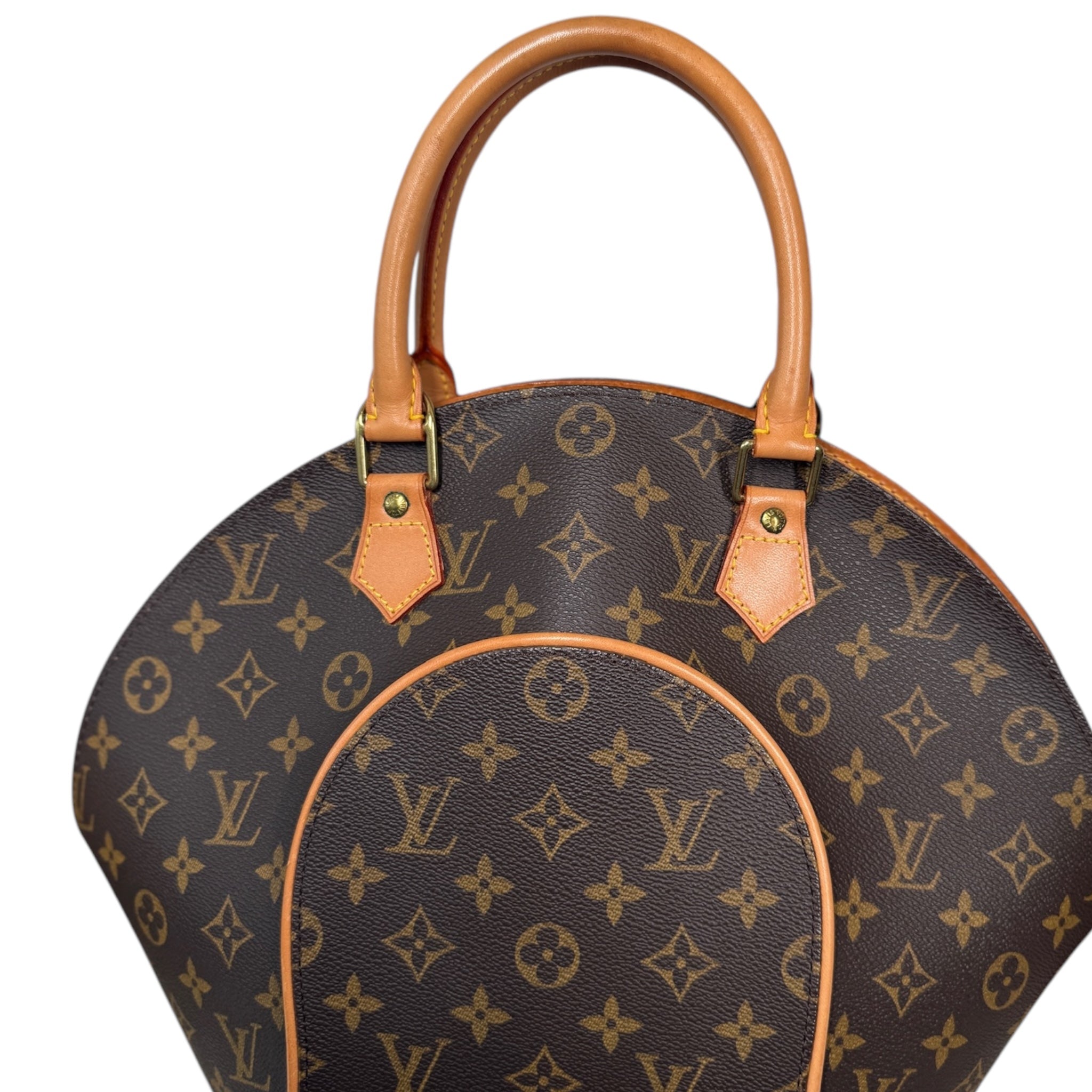 PRE-OWNED LV Monogram Canvas Ellipse MM Handbag