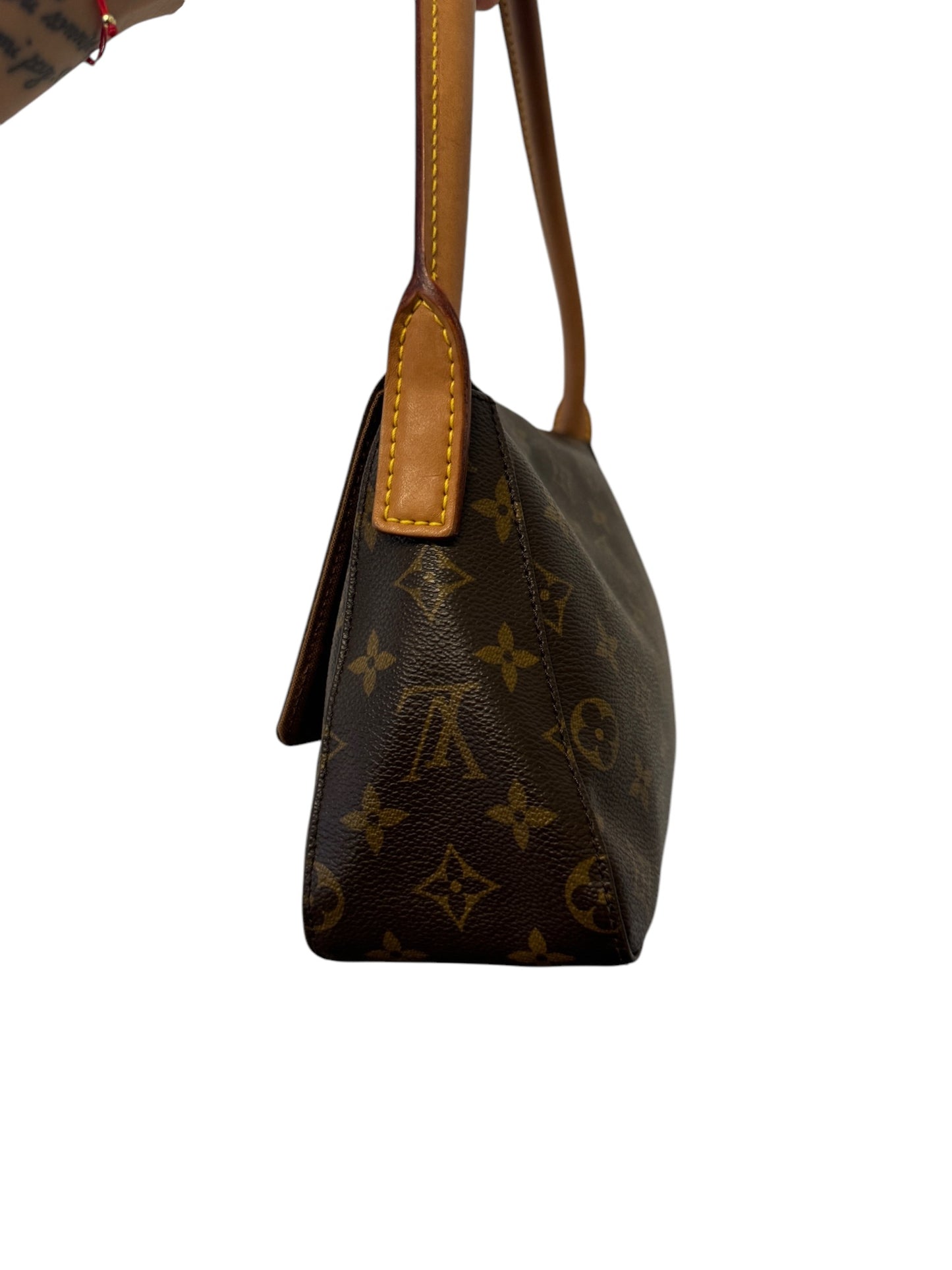 PRE-OWNED LV Monogram Canvas Looping PM