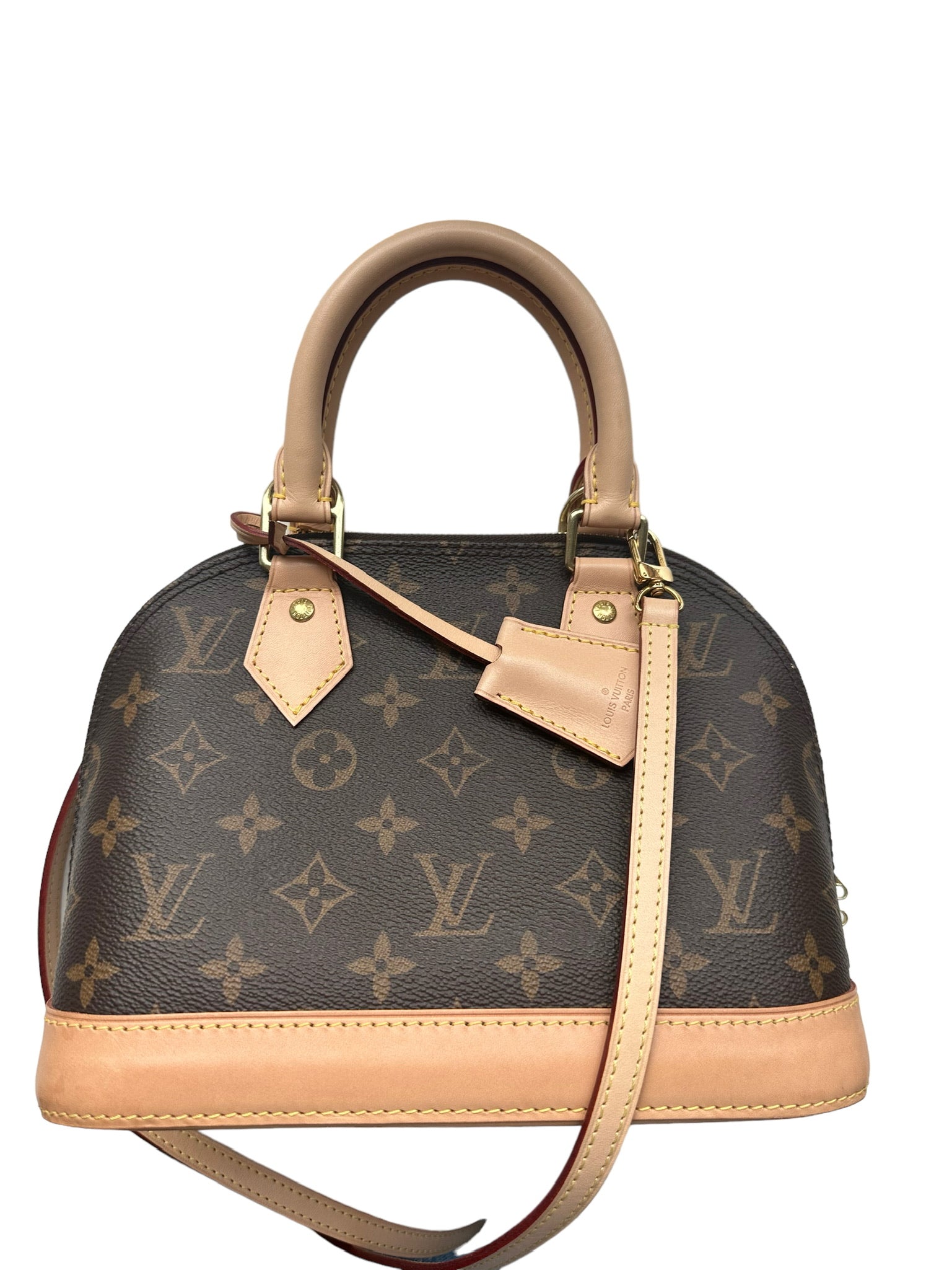 LOUIS VUITTON - Alma BB de lona con monograma 