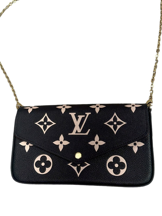 LOUIS VUITTON - Felicie Black Monogram