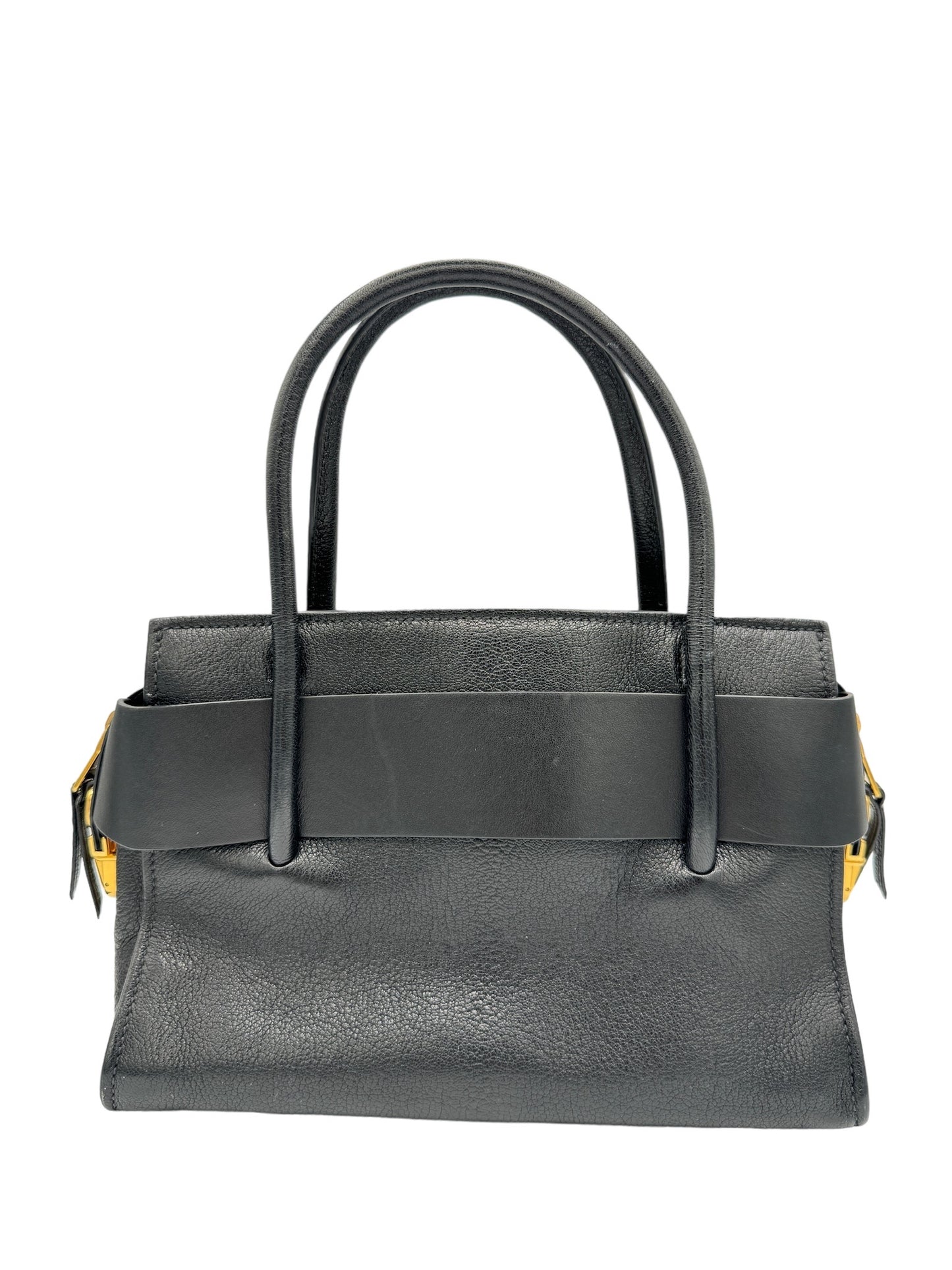 MIU MIU - Fiocco Bow Tote Black Leather