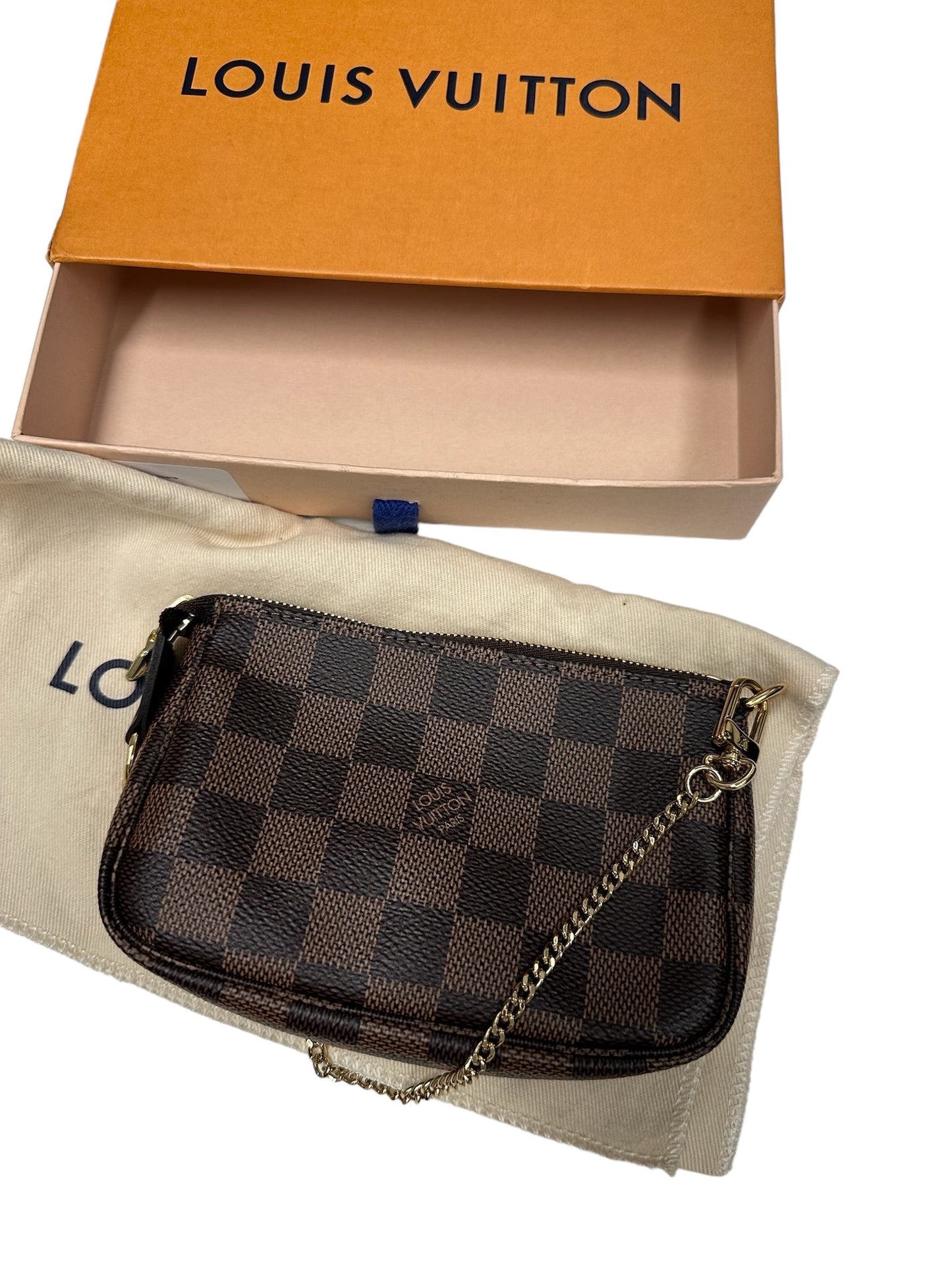 LOUIS VUITTON - Damier Ebene Canvas Mini Pochette