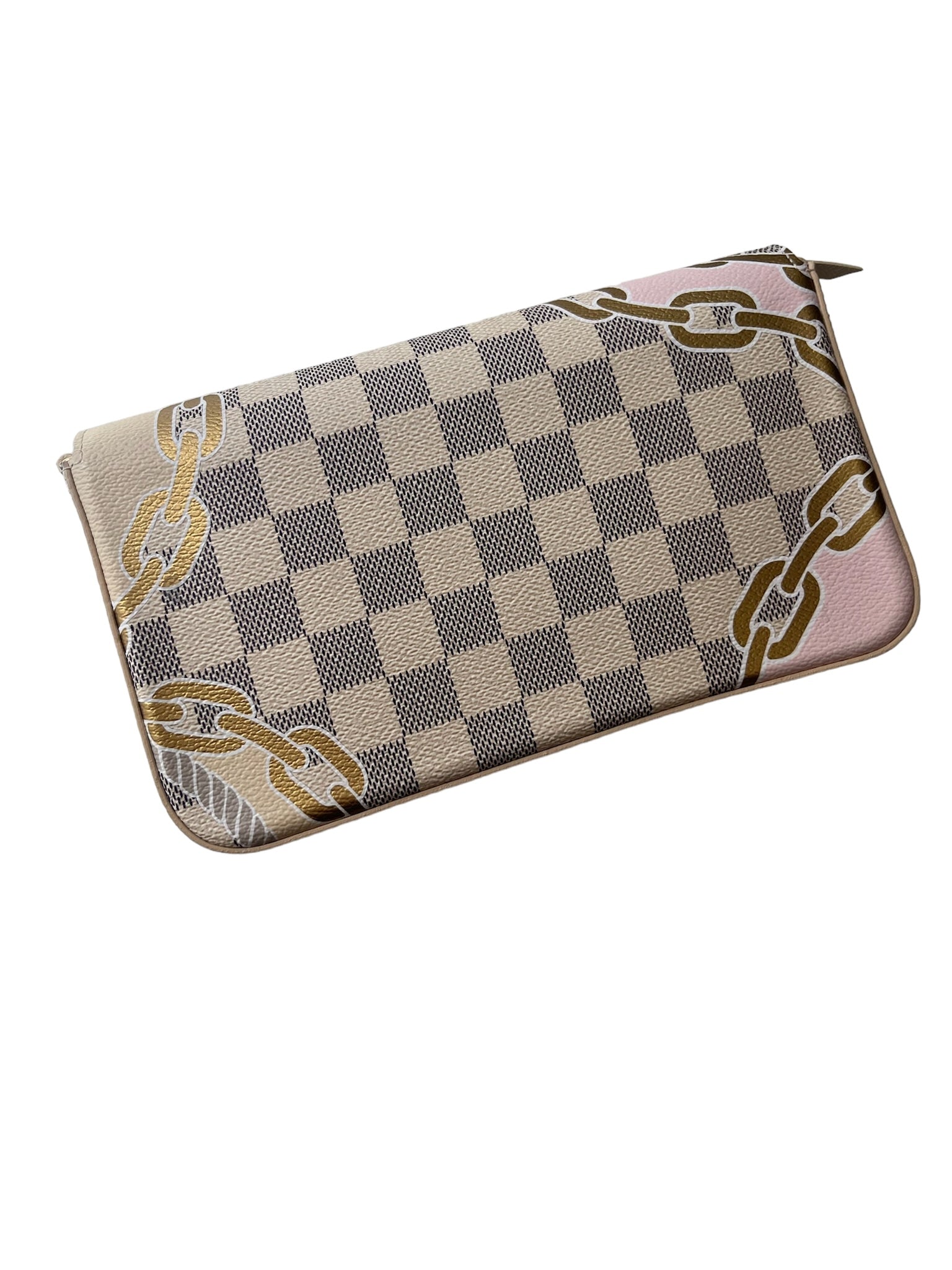 LOUIS VUITTON - Damier Azur Canvas Nautical Felicie Pochette Crossbody Bag