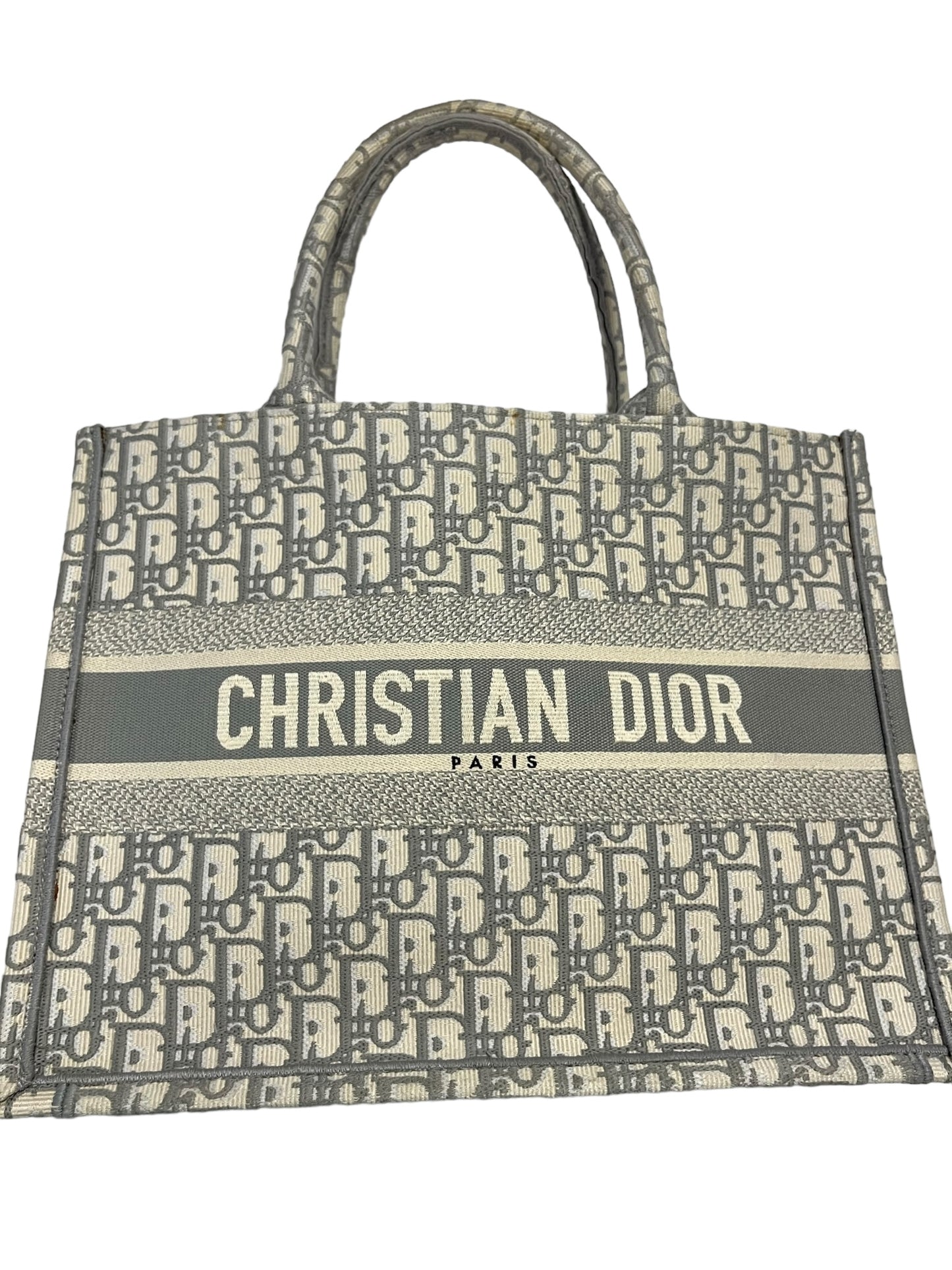 DIOR - Grey Ecru Oblique
Canvas Medium Book Tote