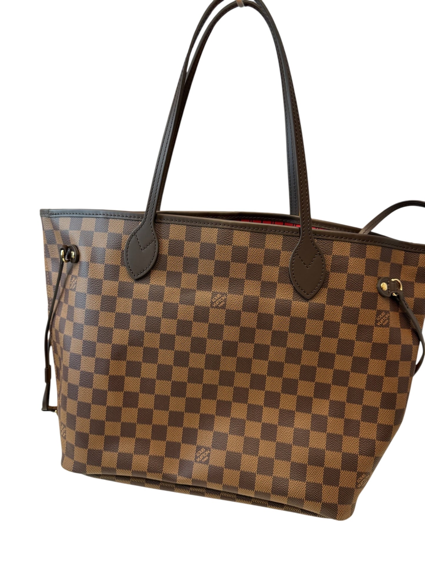 PRE-OWNED LV Damier Ebene Canvas Neverfull MM