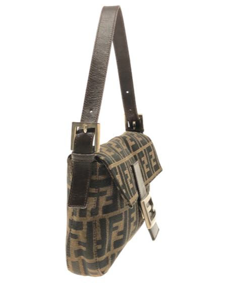 FENDI - Nylon Jacquard Mama Bucket Handbag