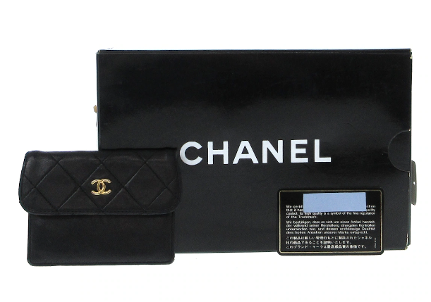 CHANEL - Diana Flap Black Lambskin Matelasse Shoulder Bag