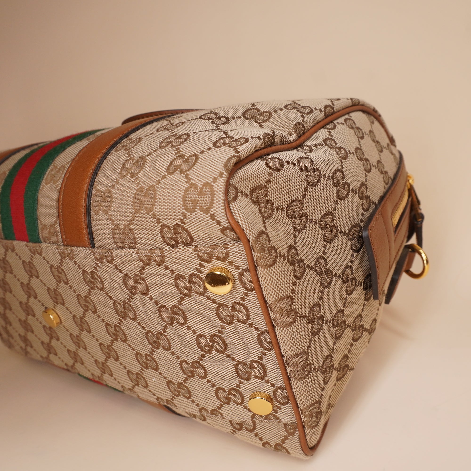 PRE-OWNED GG Ophidia Boston Medium Shoulder Bag