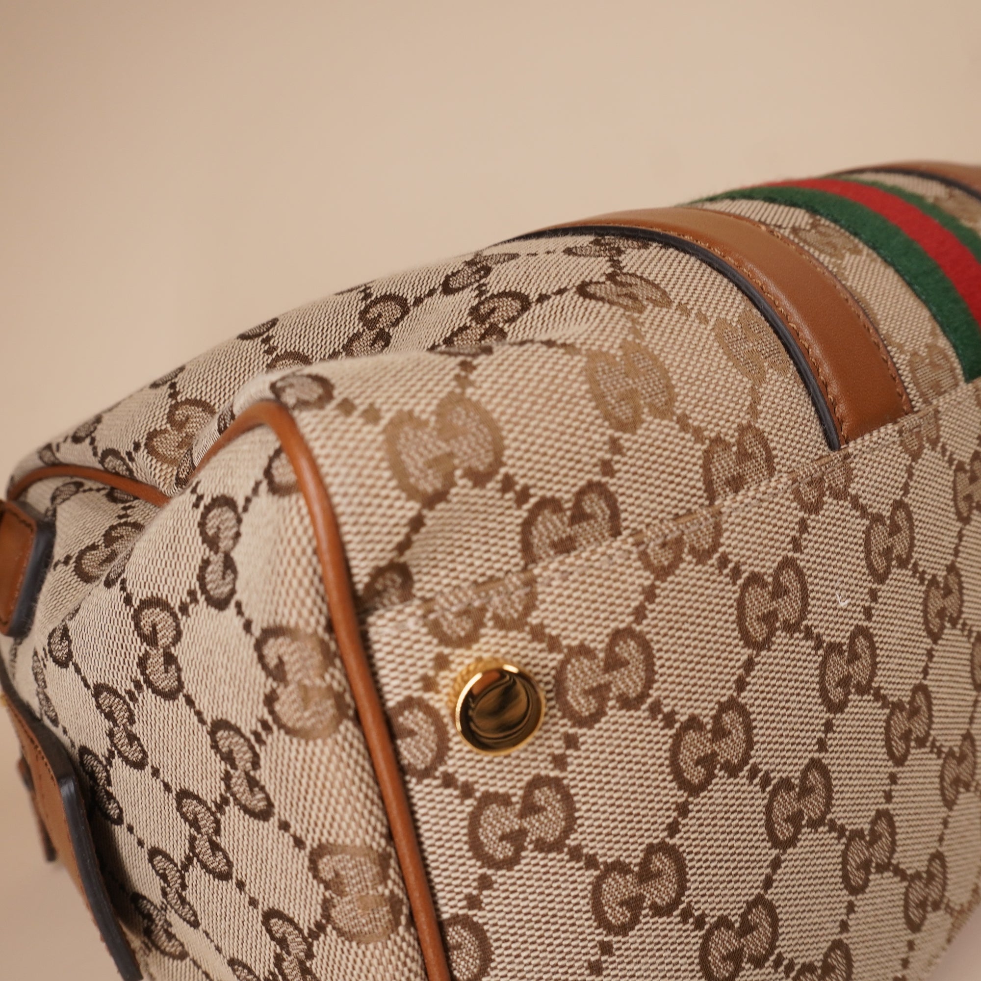 PRE-OWNED GG Ophidia Boston Medium Shoulder Bag