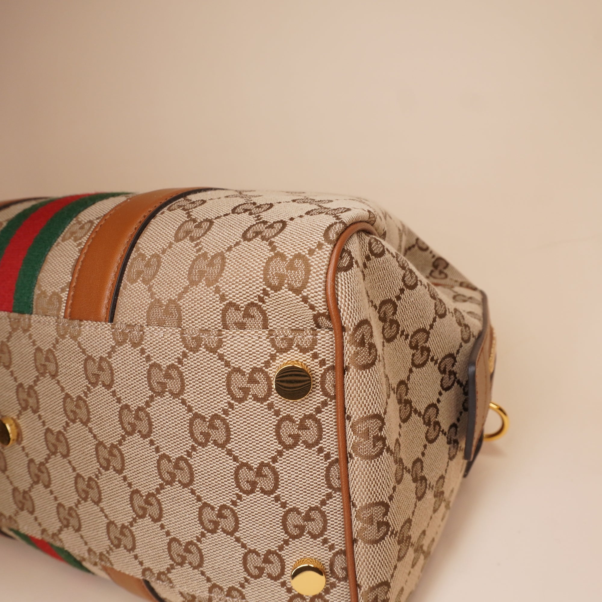 PRE-OWNED GG Ophidia Boston Medium Shoulder Bag