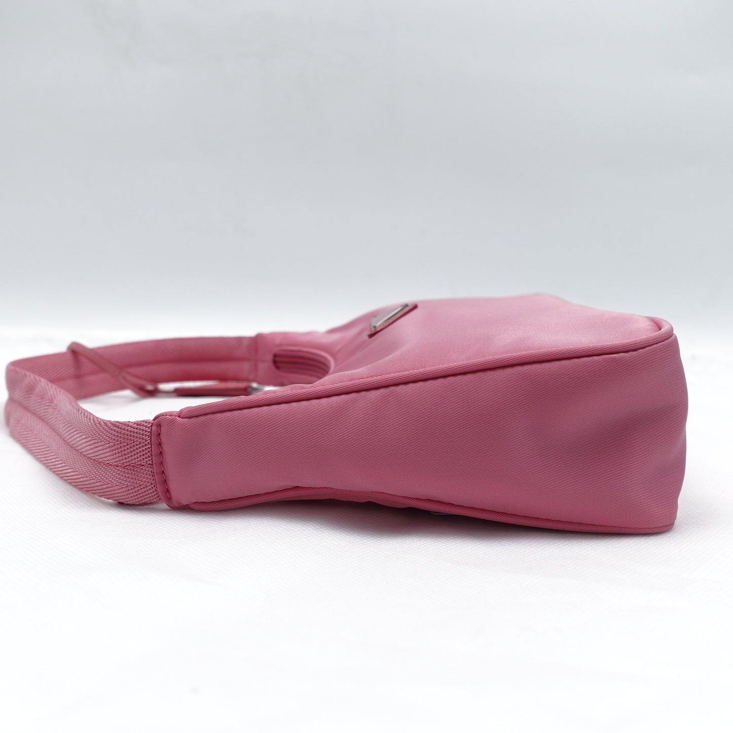 PRE-OWNED Tessuto Nylon Saffiano Mini Re-Edition 2000 Bag
