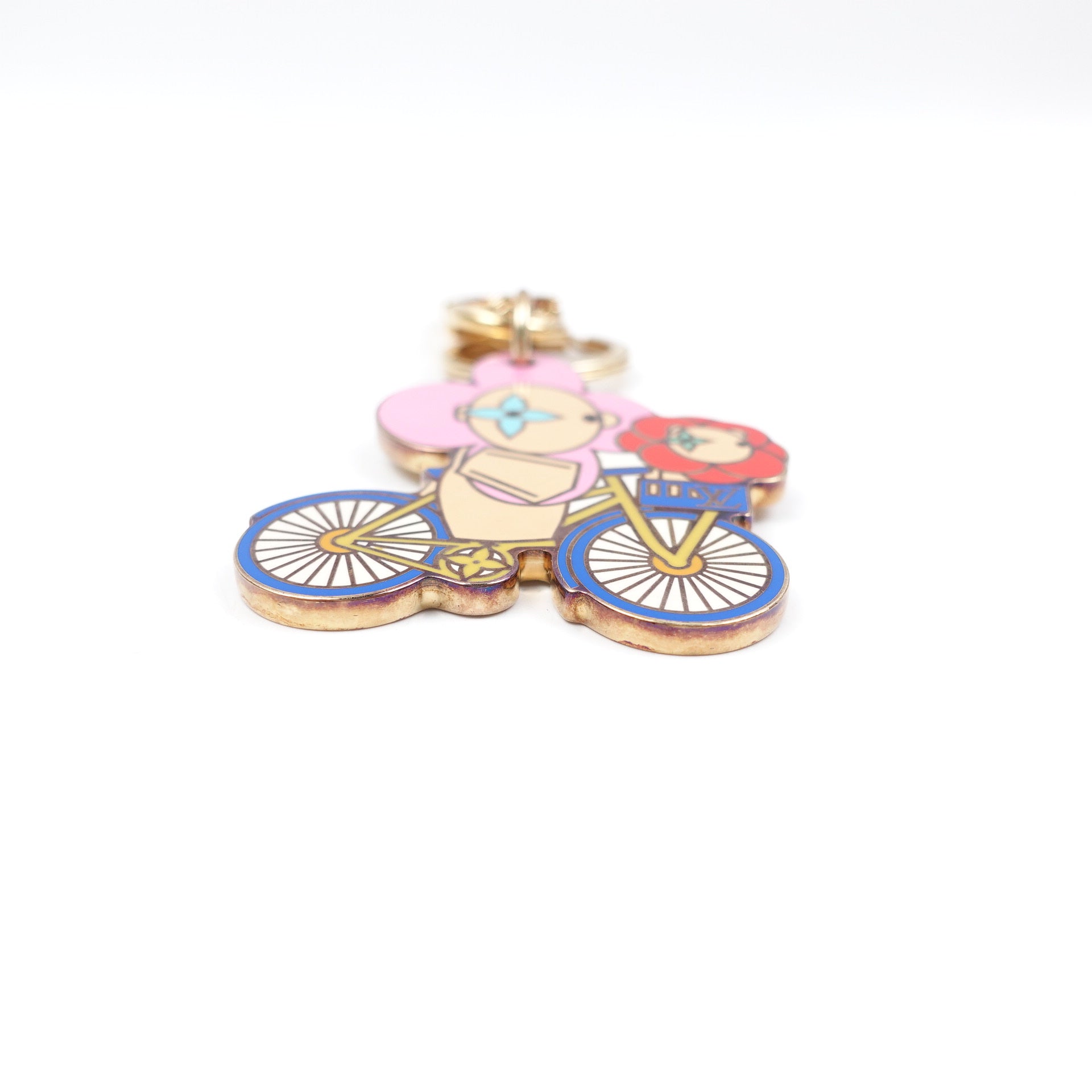 PRE-OWNED LV Two Multicolor Vivienne Charm
