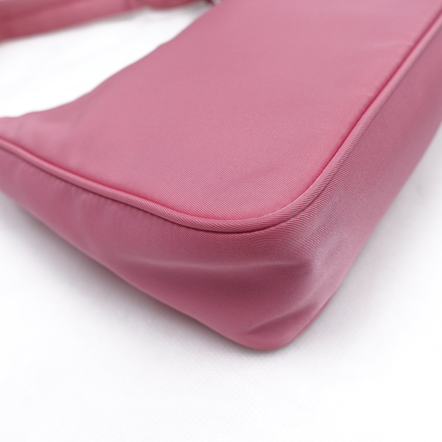 PRE-OWNED Tessuto Nylon Saffiano Mini Re-Edition 2000 Bag