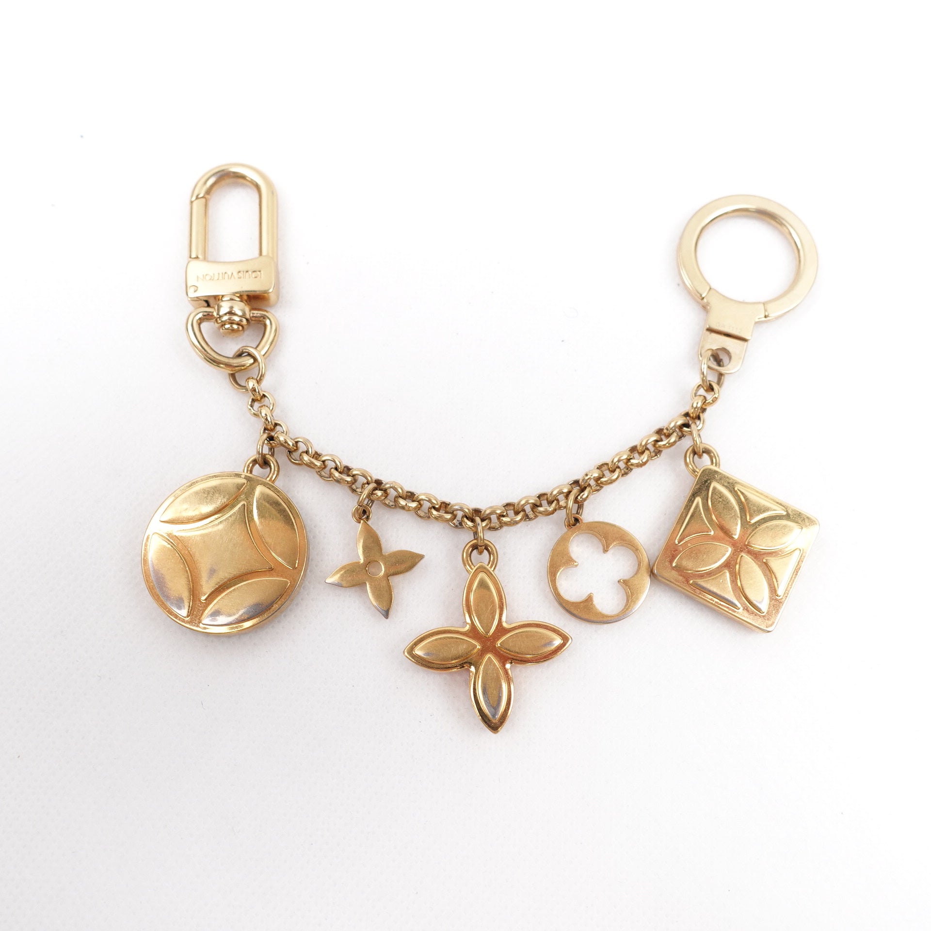 Llavero con dije para bolso LV Ice Flower de segunda mano