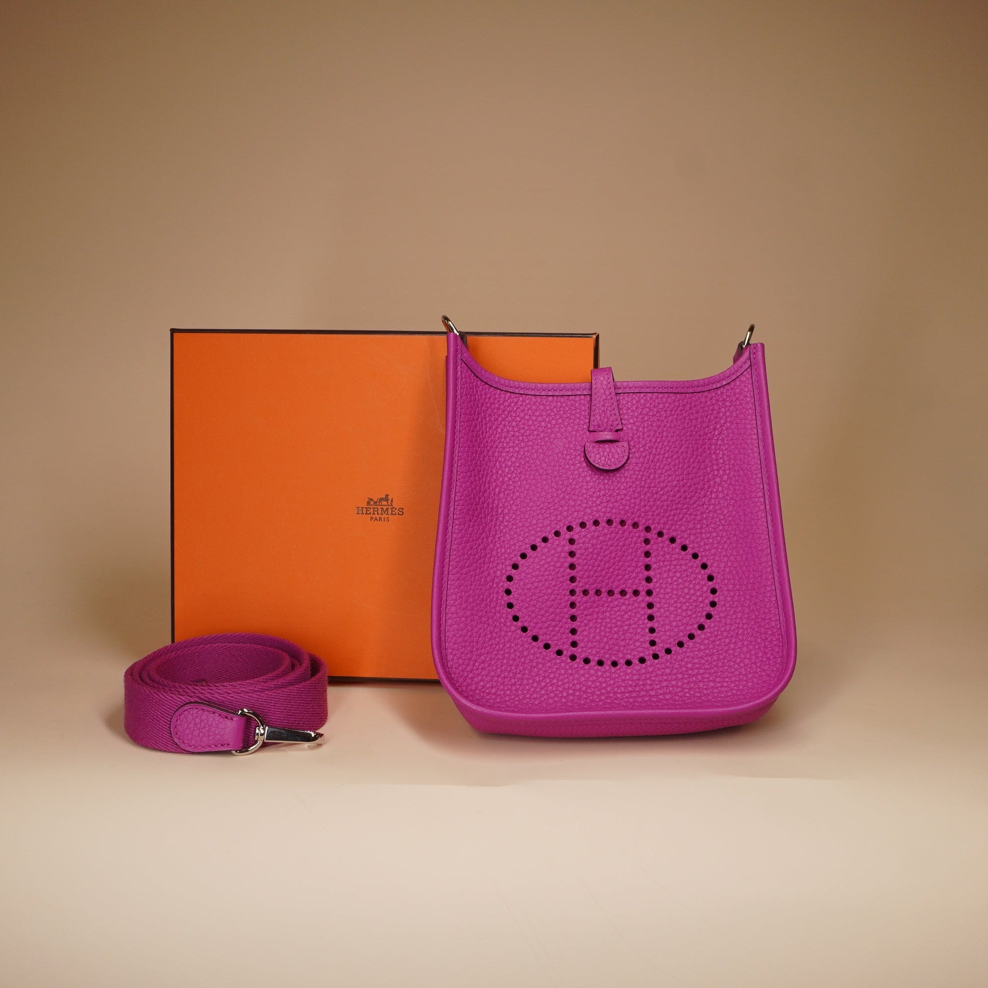 PRE-OWNED Magnolia Clemence Leather Evelyne TPM Bag