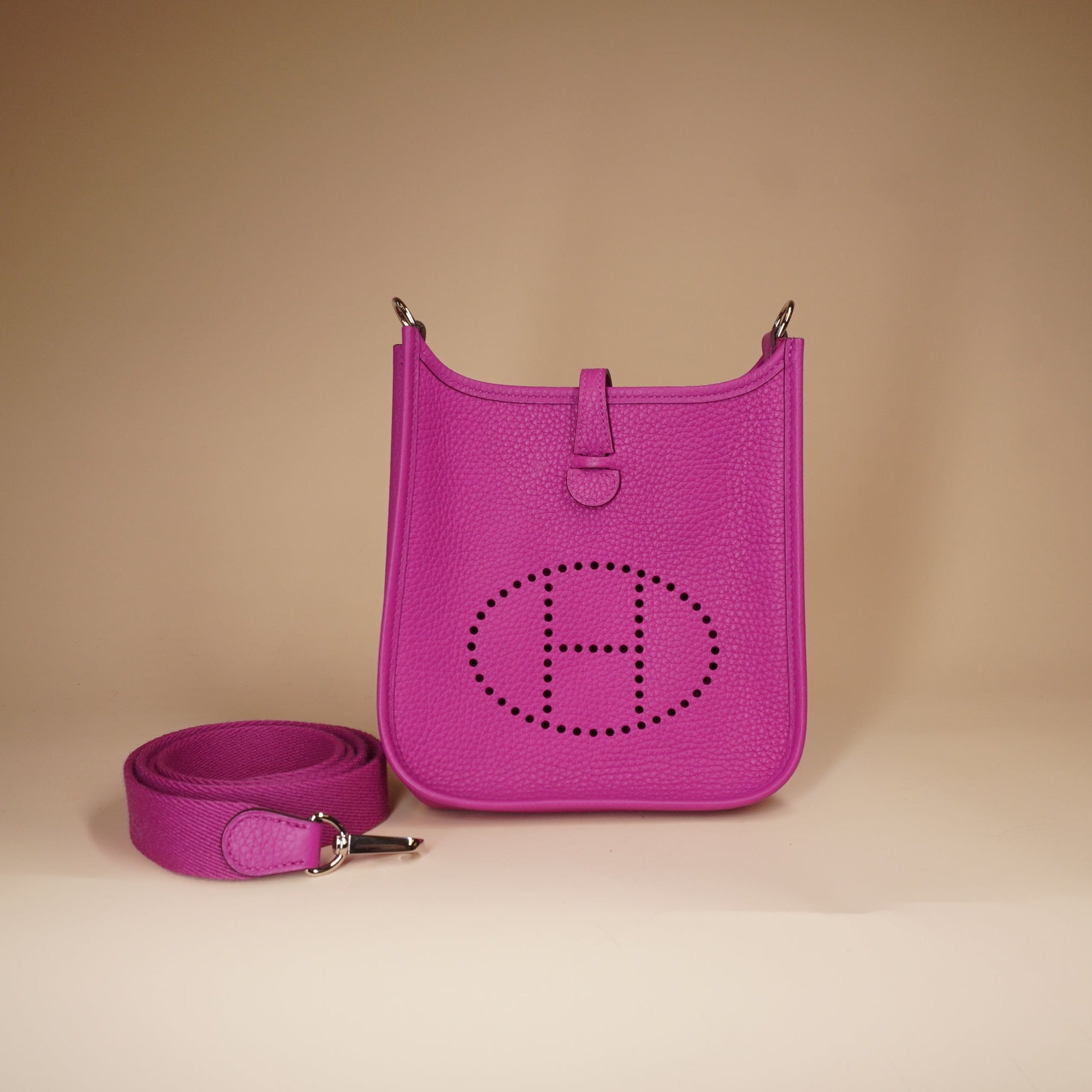 PRE-OWNED Magnolia Clemence Leather Evelyne TPM Bag