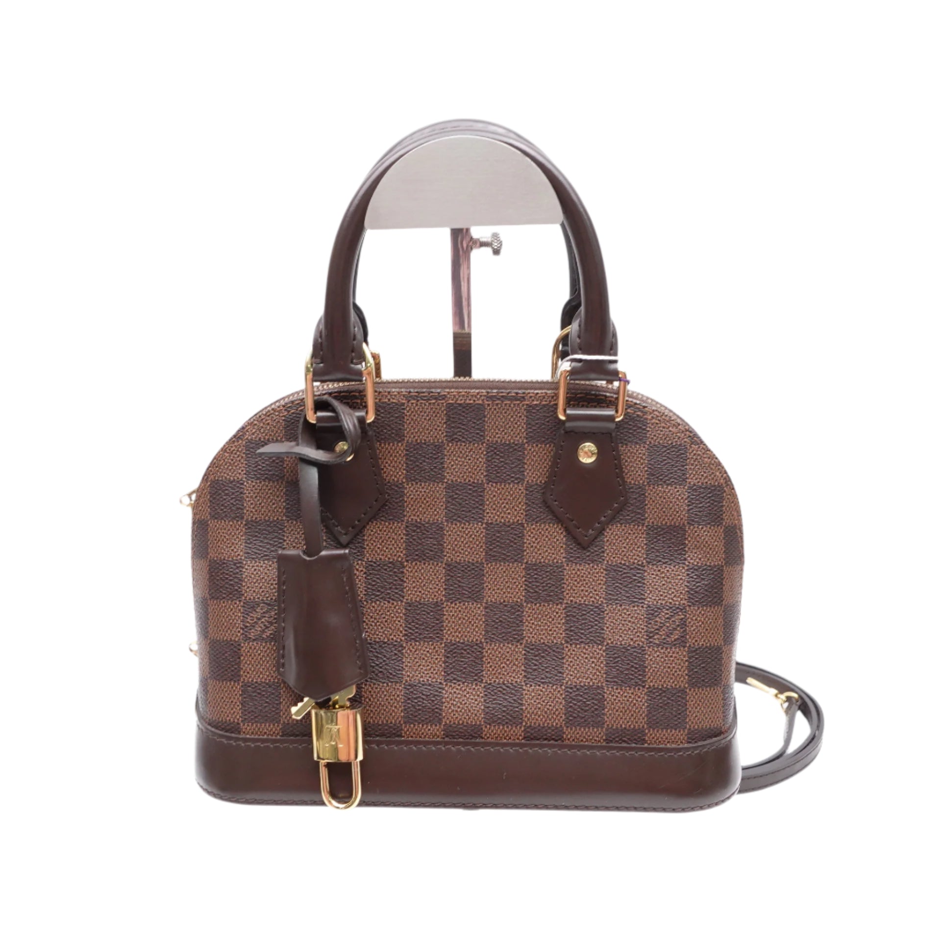 PRE-OWNED LV Damier Ebene Canvas Alma BB Crossbody Bag