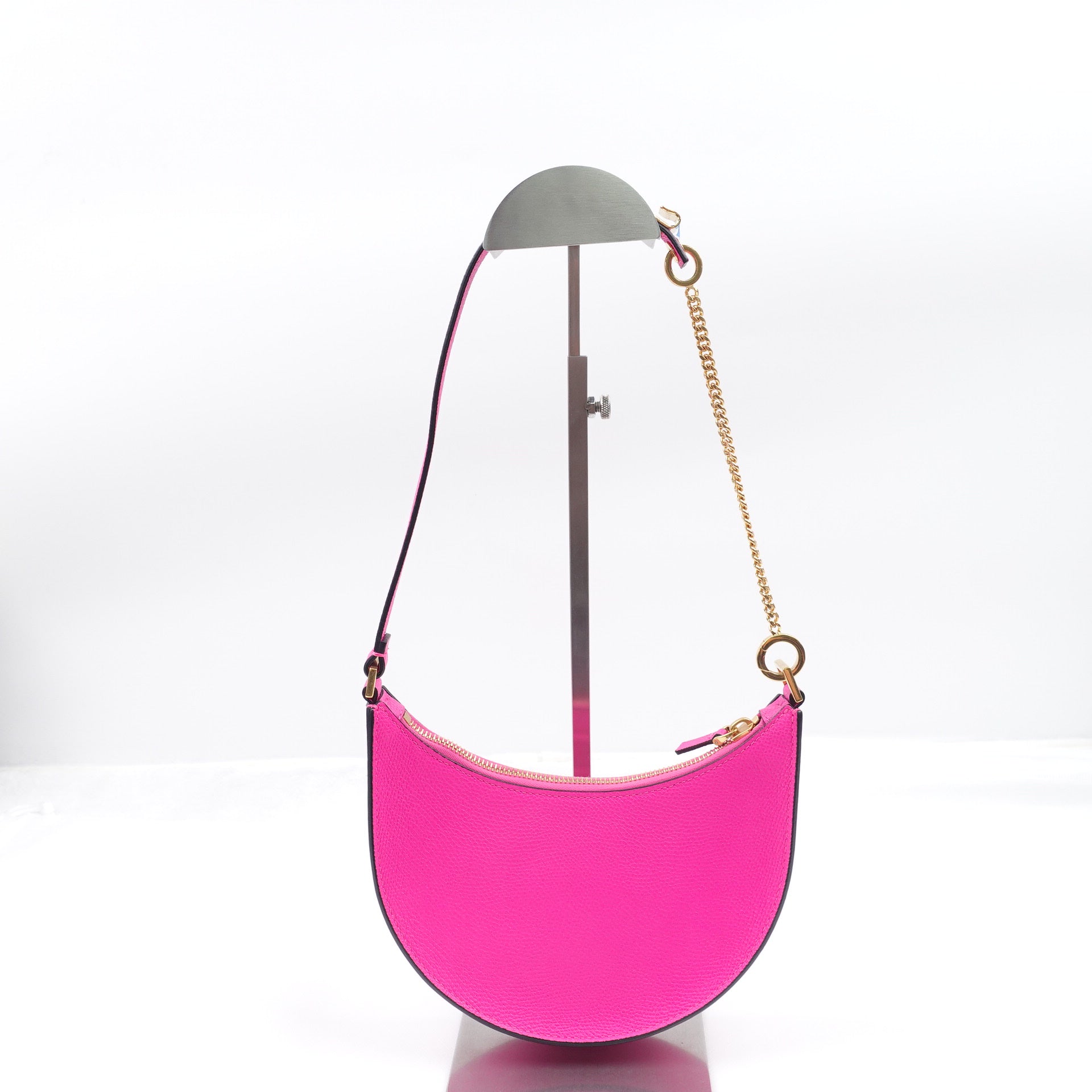 PRE-OWNED Hot Pink Mini VSling Hobo Shoulder Bag
