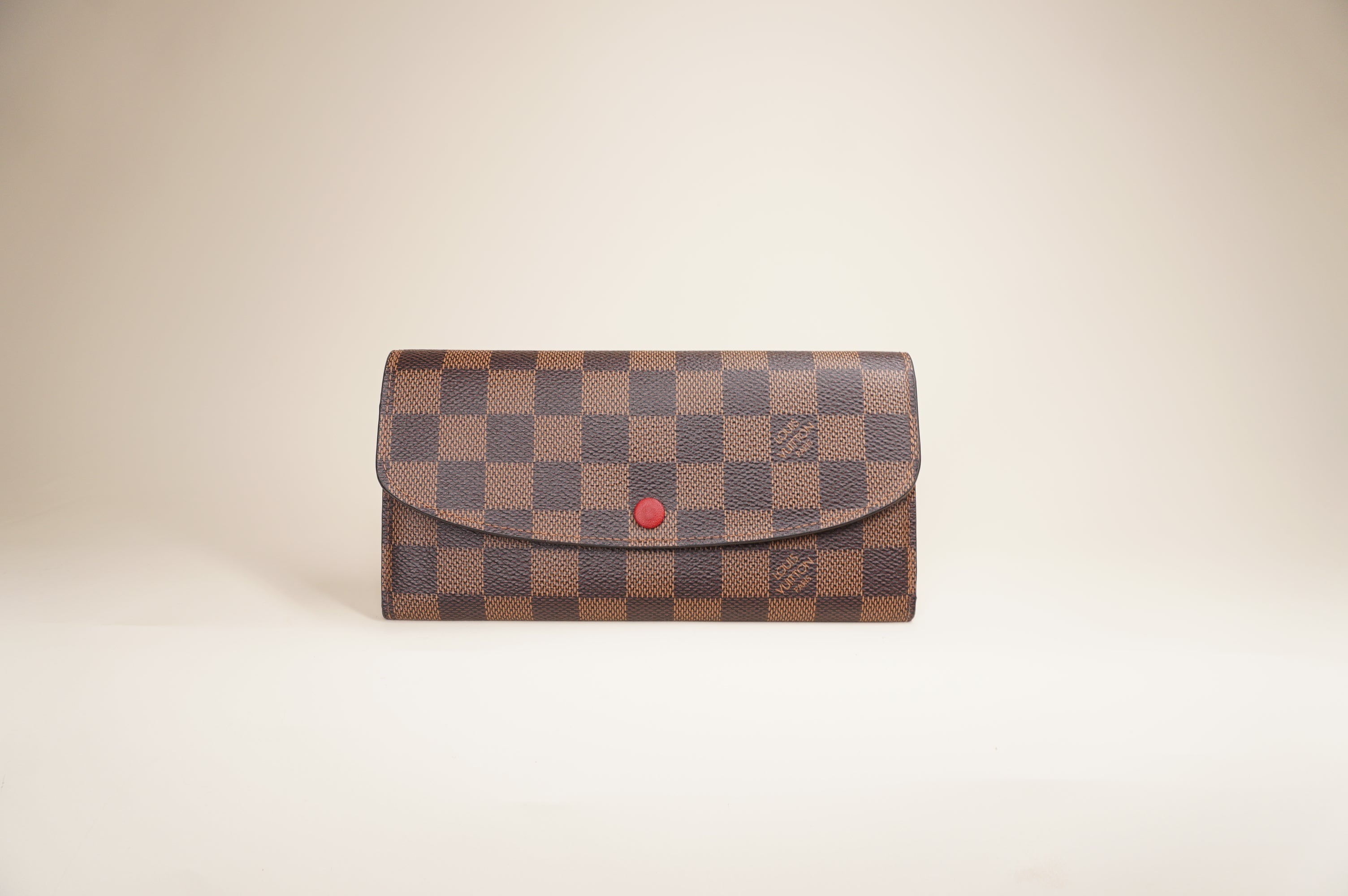 PRE-OWNED  LV Damier Canvas Sarah Wallet