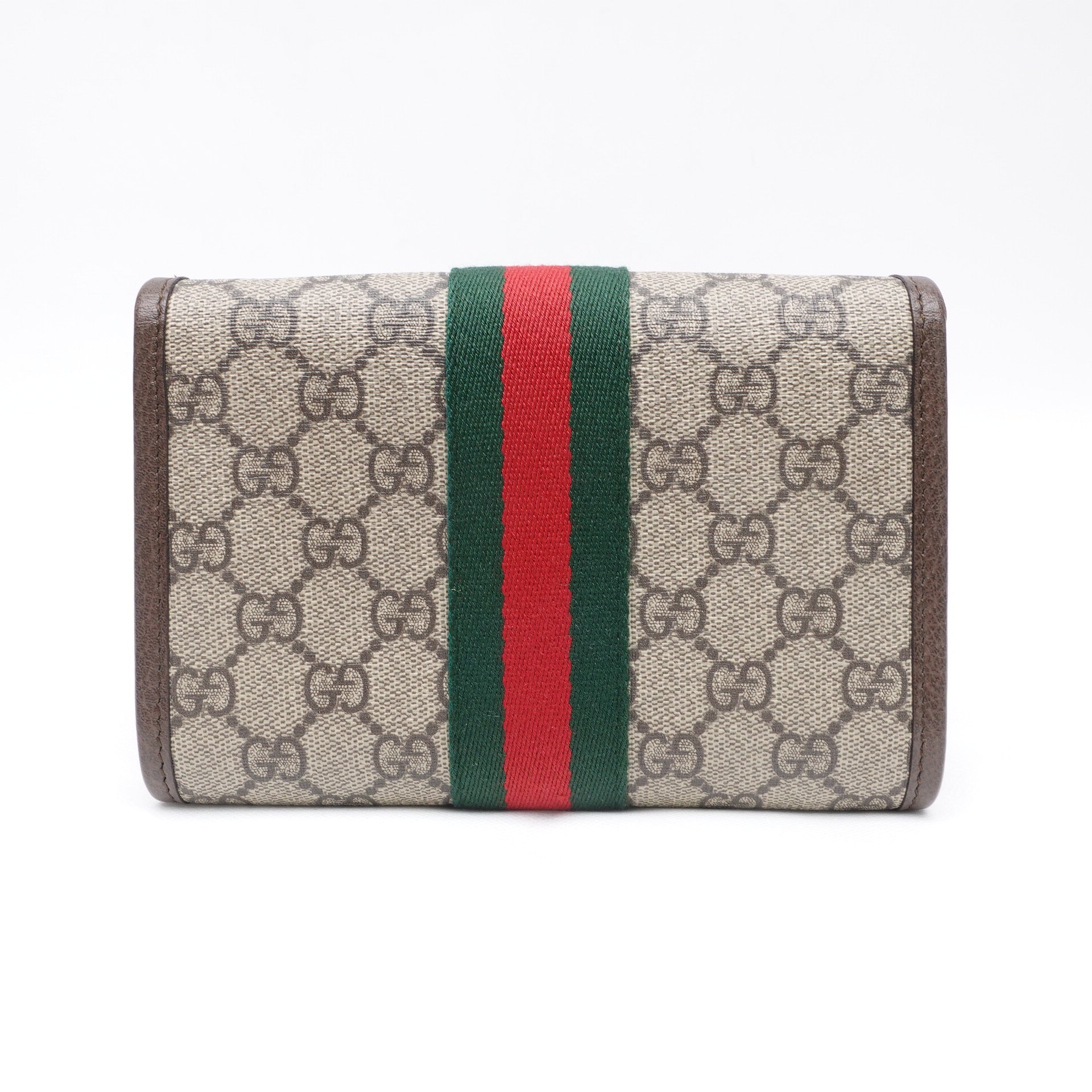 Bolso de hombro con cadena Supreme Rajah de lona GG USADO