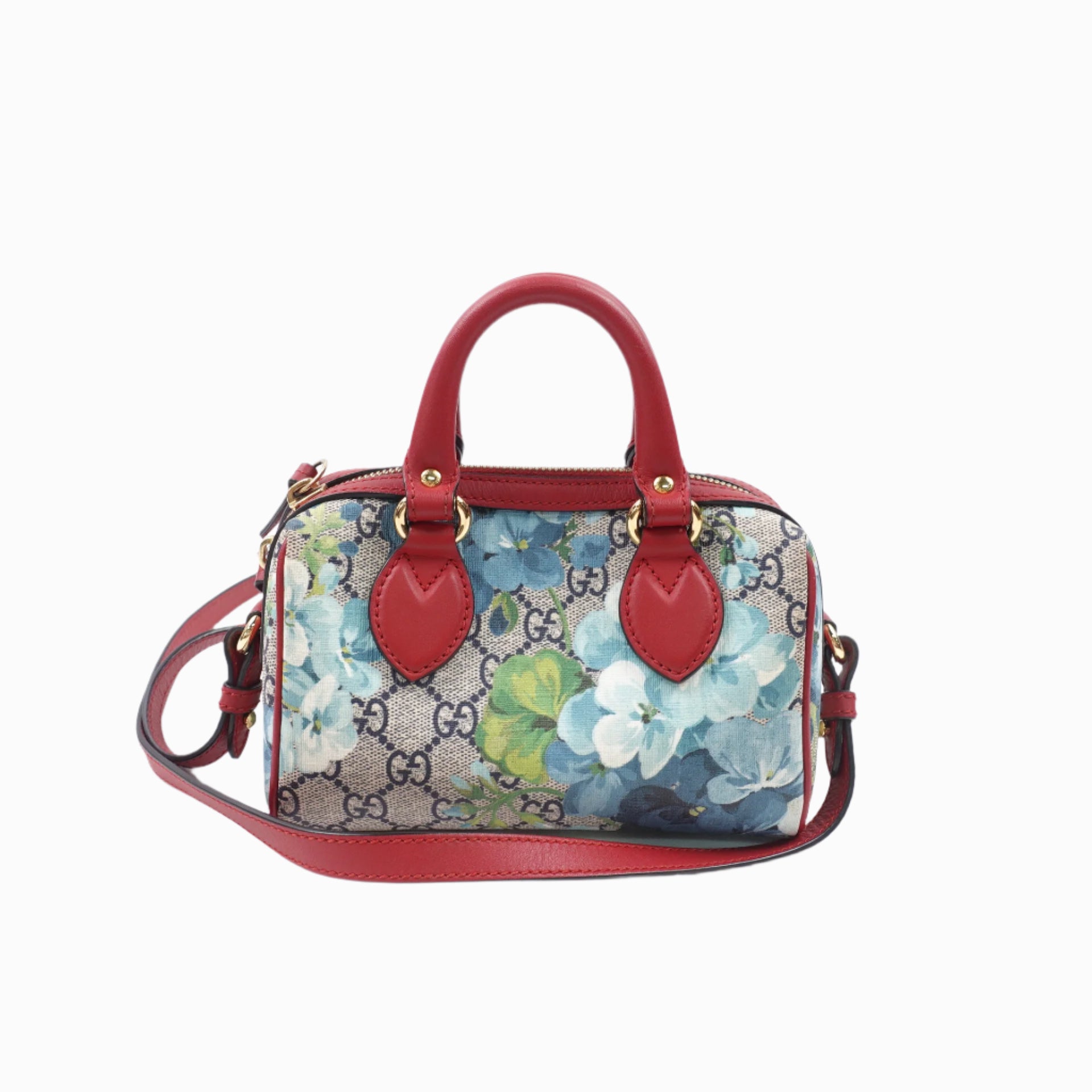 Bolso bandolera Boston mini GG Supreme Canvas Blooms de segunda mano