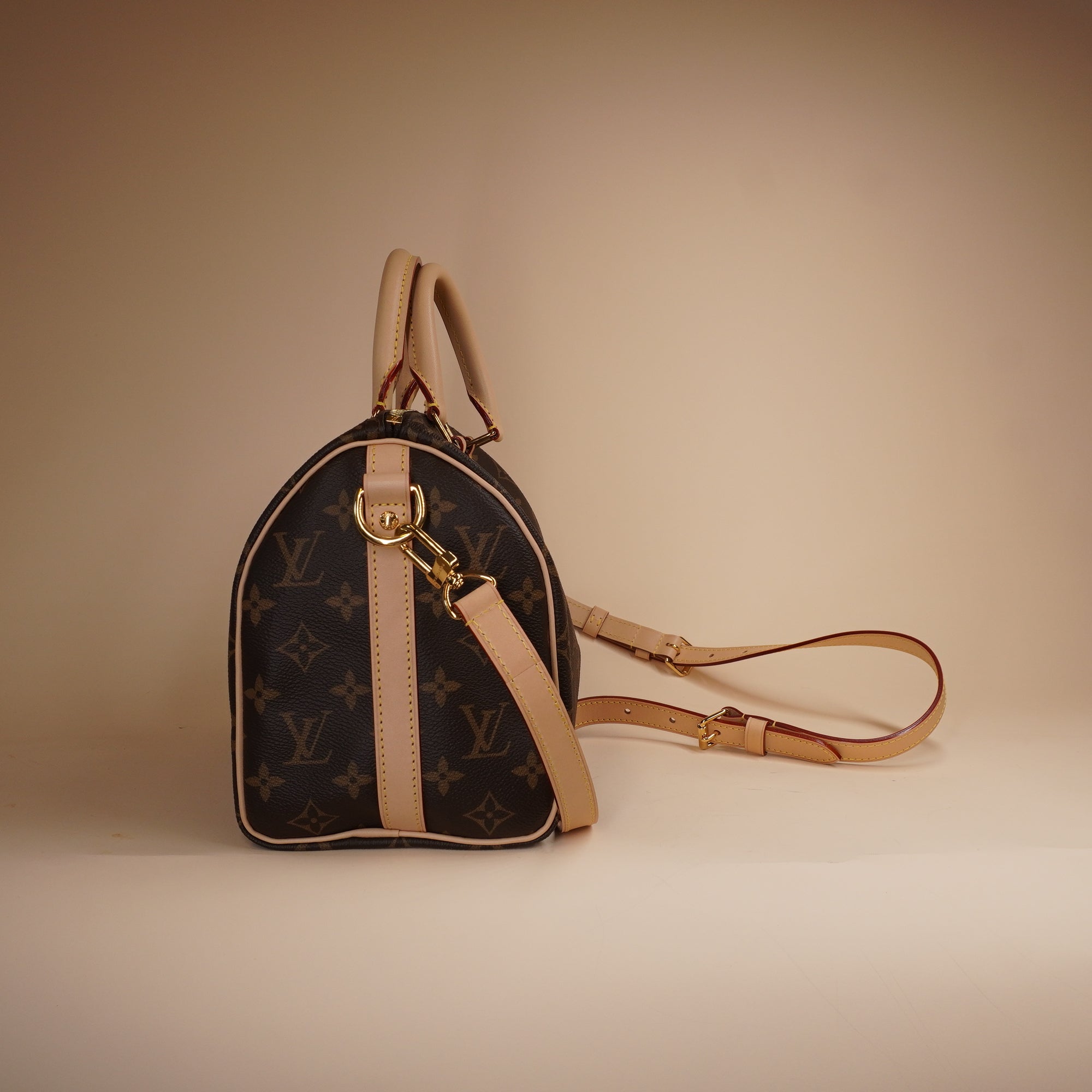 PRE-OWNED LV Monogram Speedy Bandouliere 25