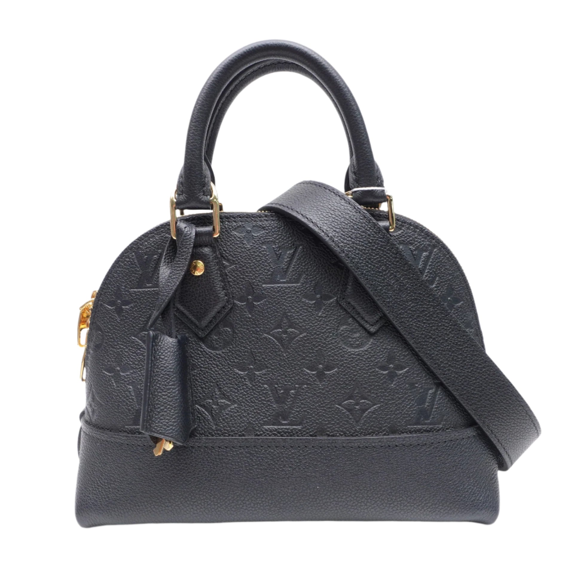 PRE-OWNED LV Black Monogram Empreinte Alma Neo Crossbody Bag