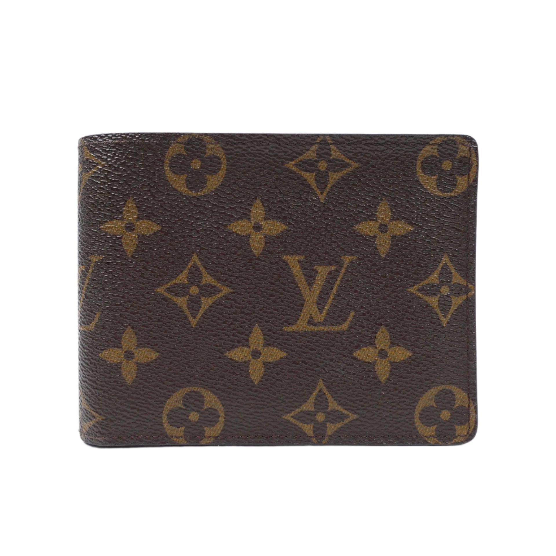 Cartera plegable para hombre LV Monogram Canvas Marco de segunda mano