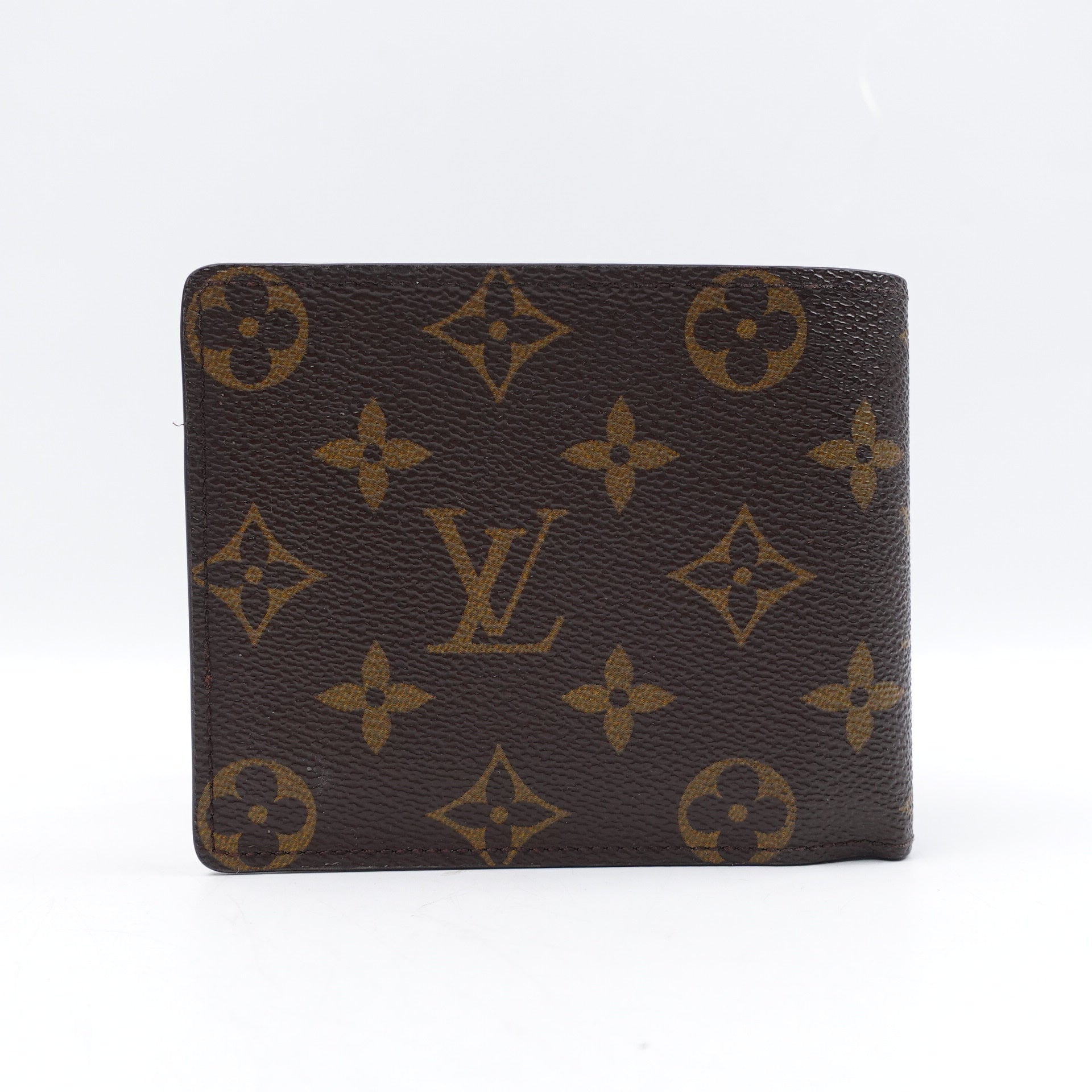 Cartera plegable para hombre LV Monogram Canvas Marco de segunda mano