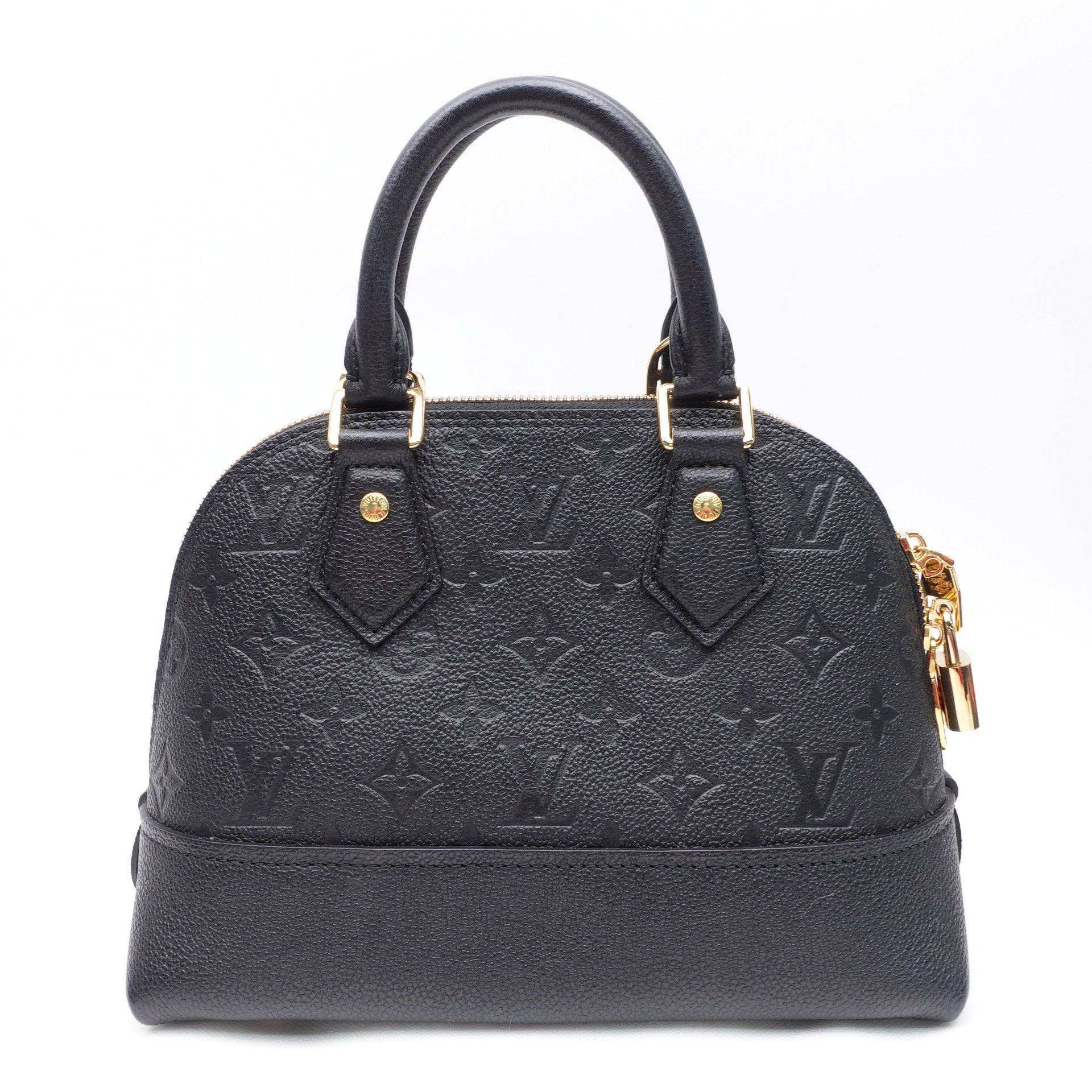 PRE-OWNED LV Black Monogram Empreinte Alma Neo Crossbody Bag