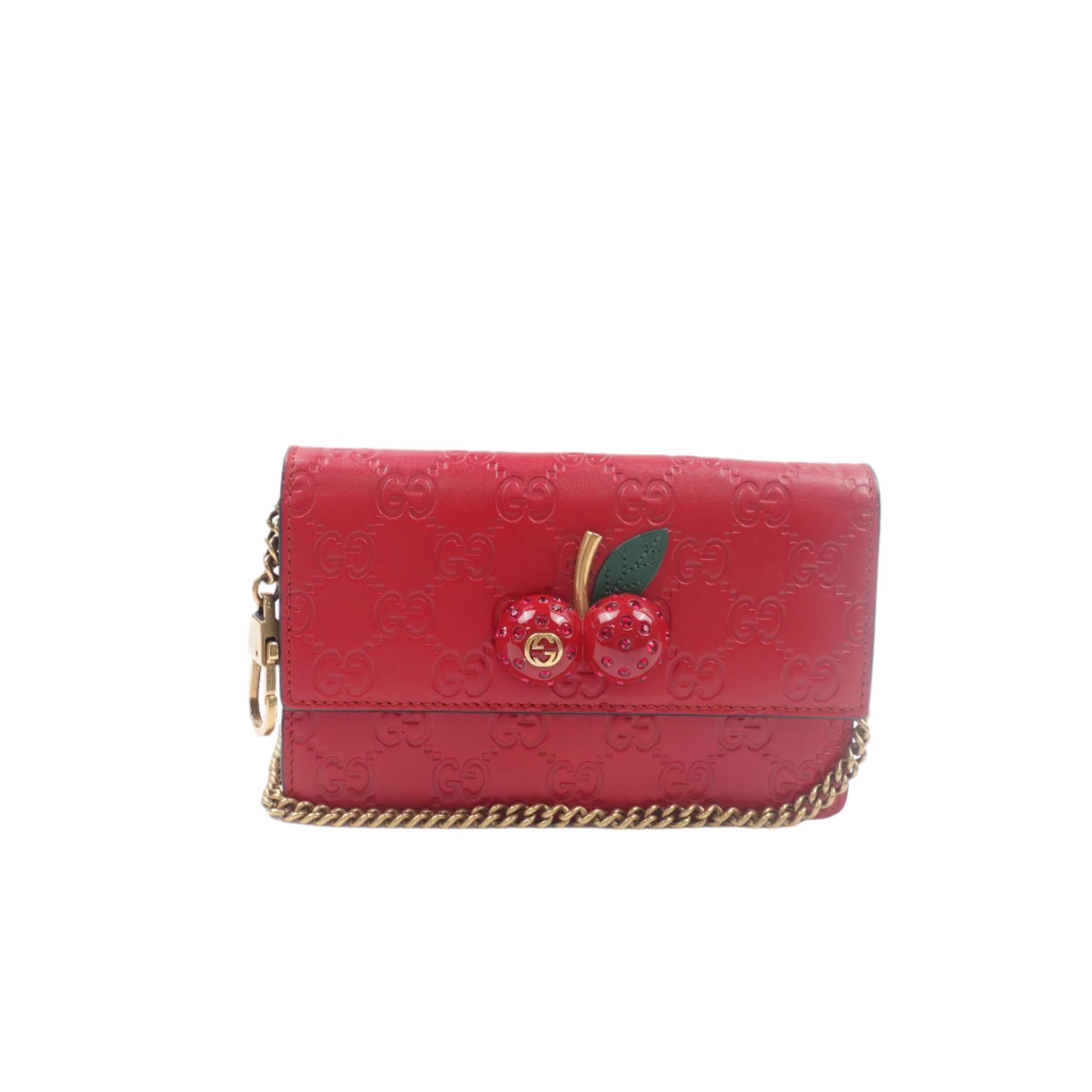 Bolso Guccissima Mini Cherry Chain de segunda mano