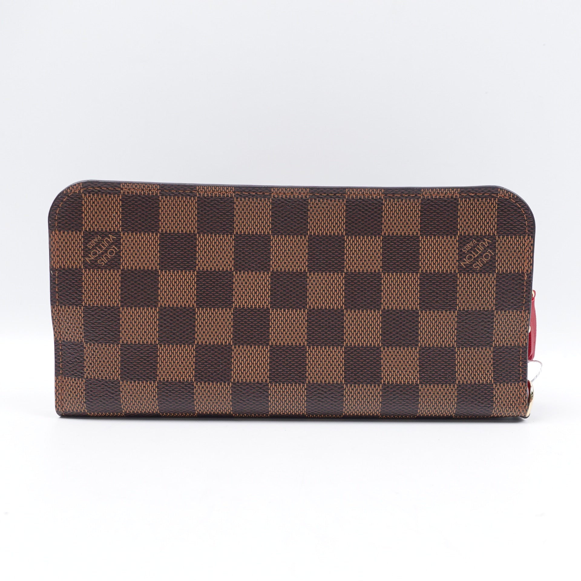 Cartera larga Insolite de lona LV Damier Ebene de segunda mano