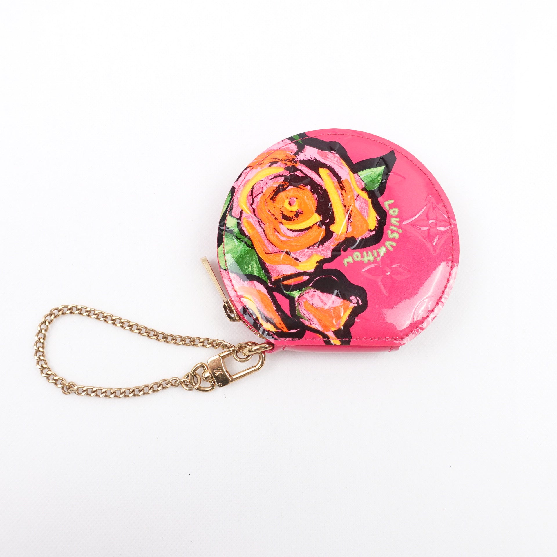 Monedero de segunda mano LV Edición Limitada Stephen Sprouse Rose Pop Monogram Vernis Roses