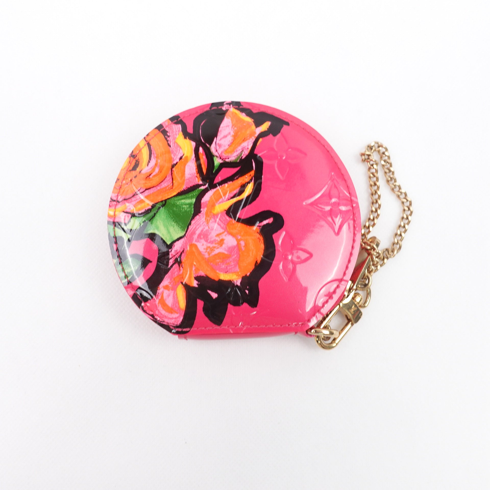 Monedero de segunda mano LV Edición Limitada Stephen Sprouse Rose Pop Monogram Vernis Roses