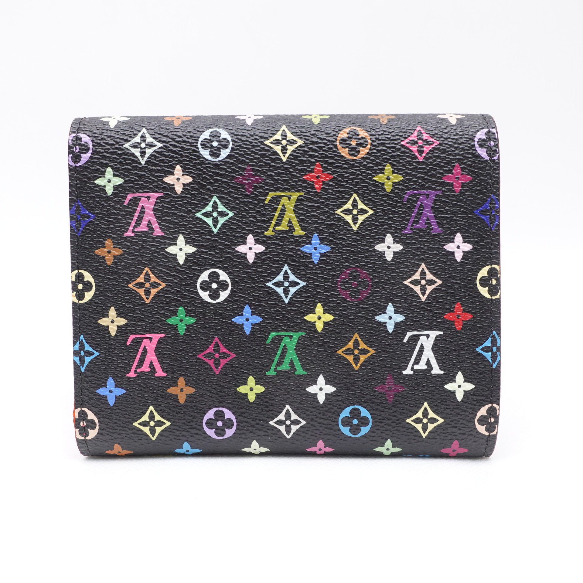 PRE-OWNED LV Monogram Multicolor Joey Wallet