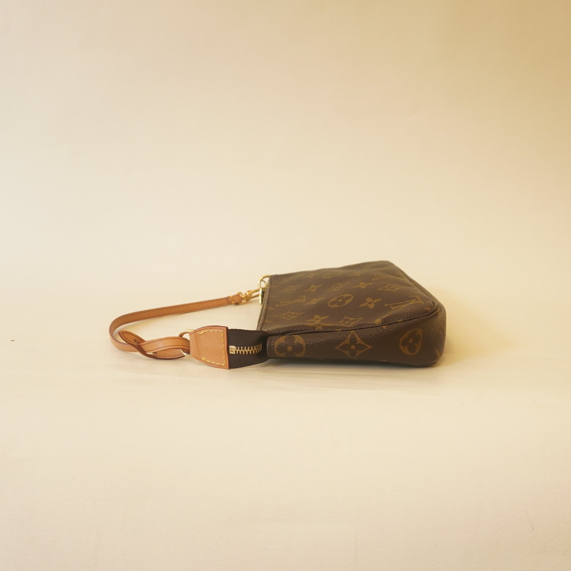 PRE-OWNED LV Monogram Canvas Pochette Hand Bag