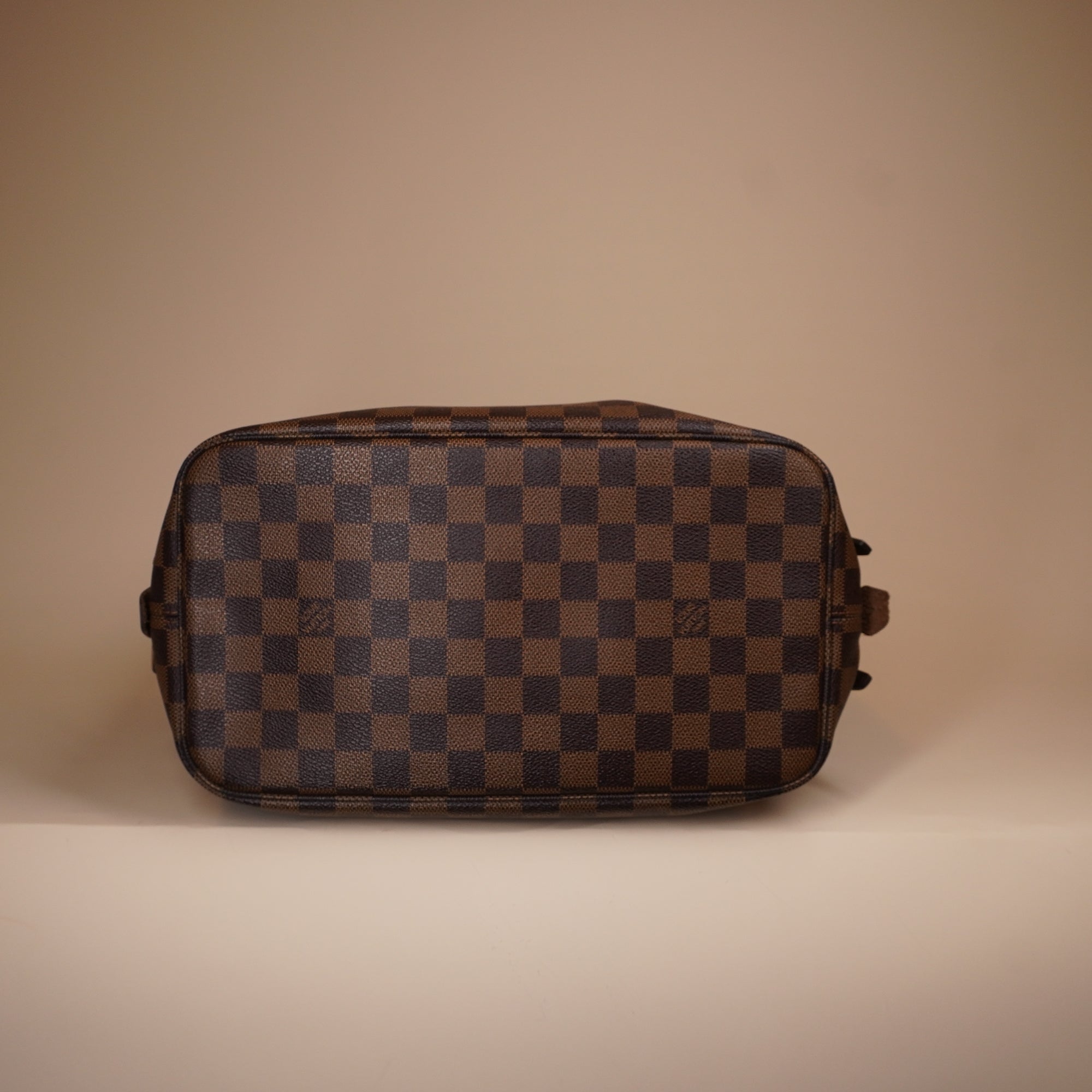 PRE-OWNED LV Damier Ebene Canvas Cabas Rivington Shoulder Bag