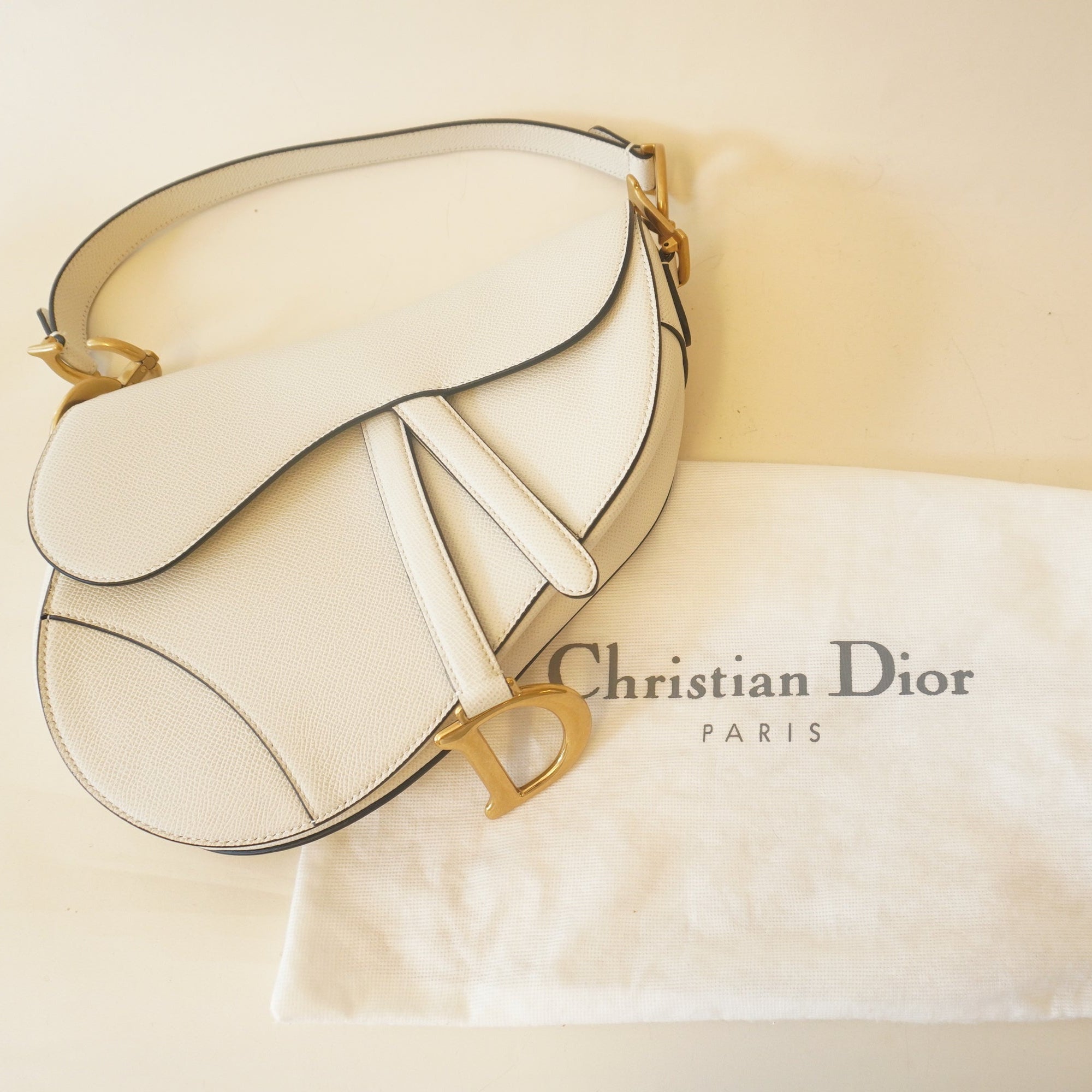 PRE-OWNED Mini Saddle Bag with Strap or Shoulder Bag