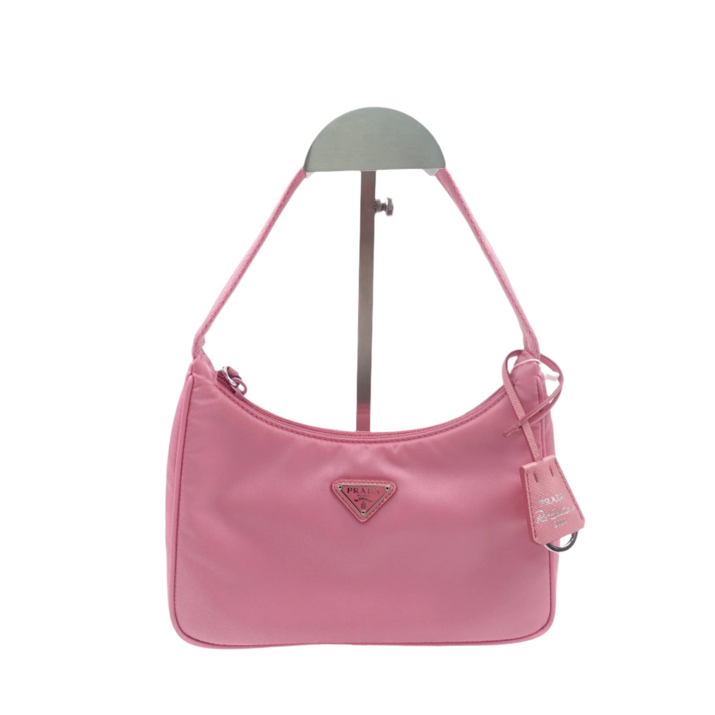 PRE-OWNED Tessuto Nylon Saffiano Mini Re-Edition 2000 Bag